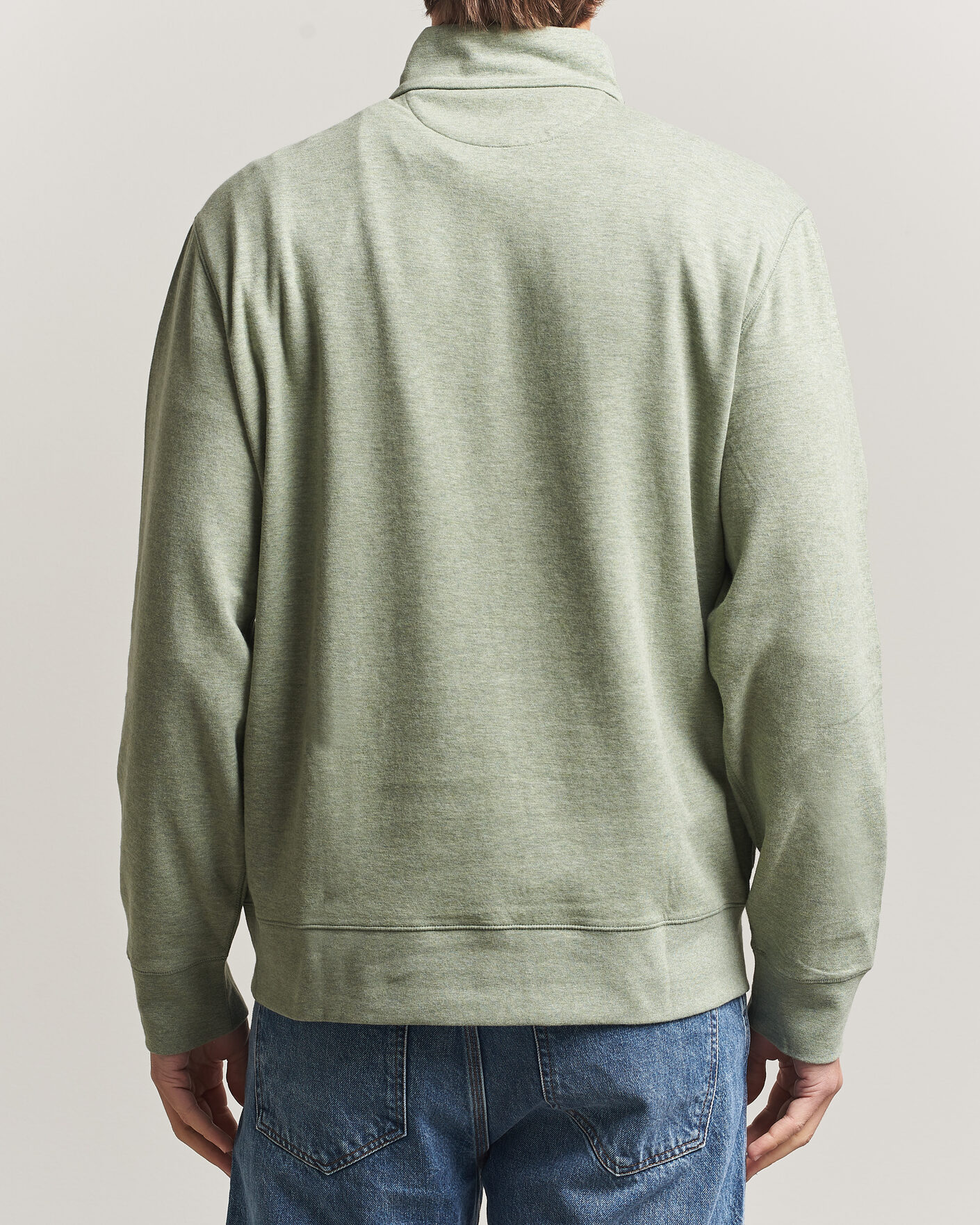 Heren | Truien | Polo Ralph Lauren | Double Knit Half Zip Greenery Heather