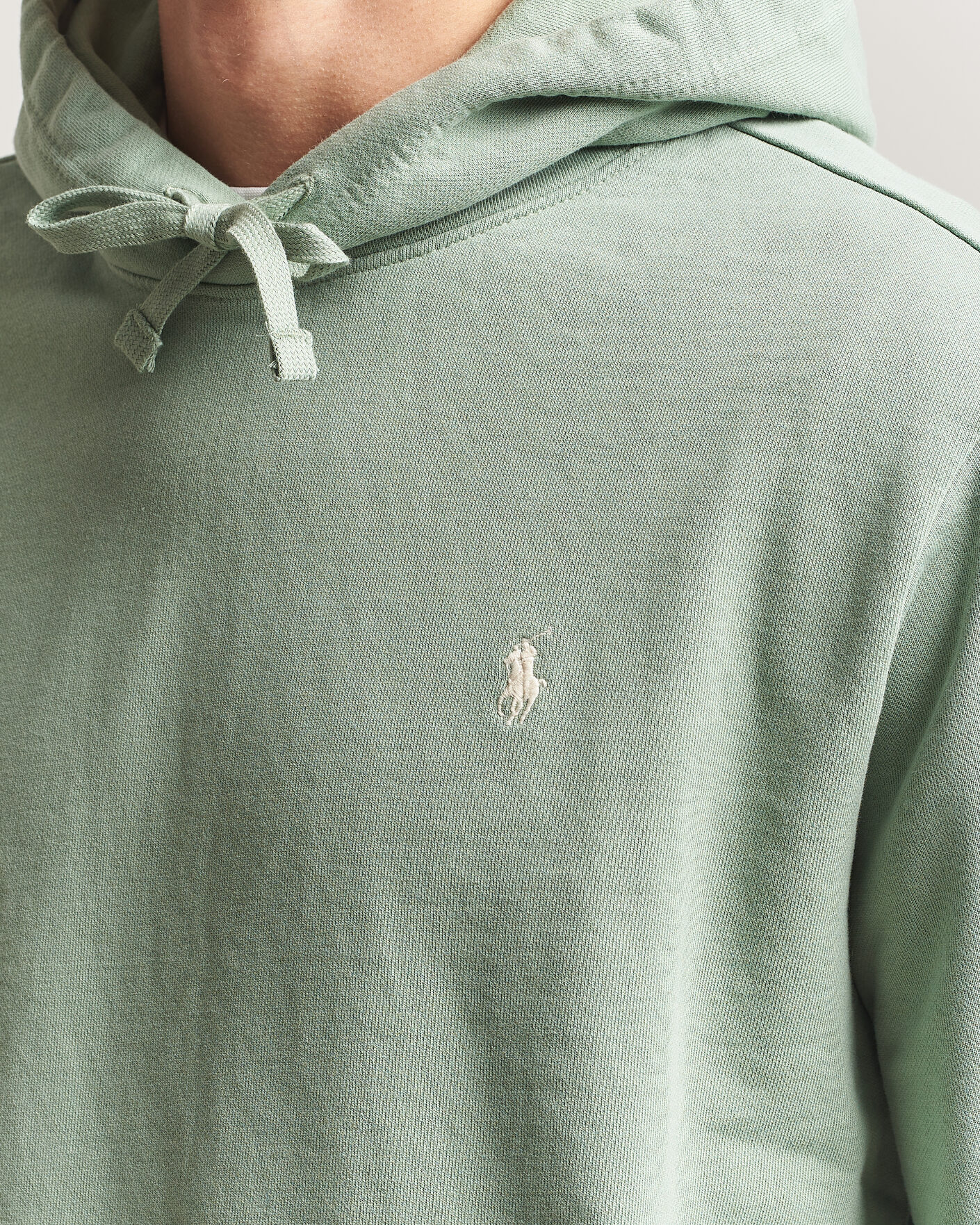 Heren | Truien | Polo Ralph Lauren | Loopback Terry Hood Light Green