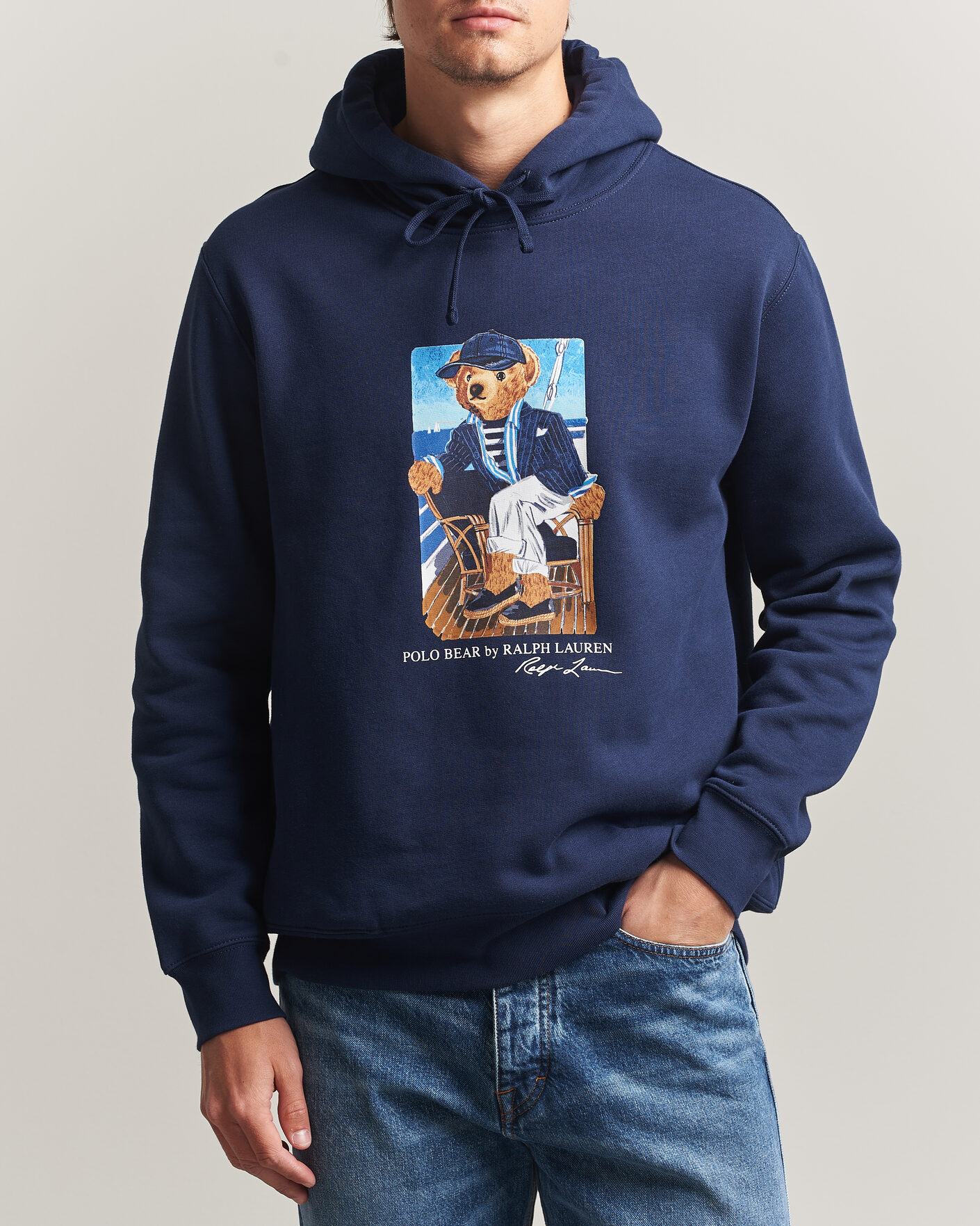Heren | Truien | Polo Ralph Lauren | Newport Bear Hoodie Navy