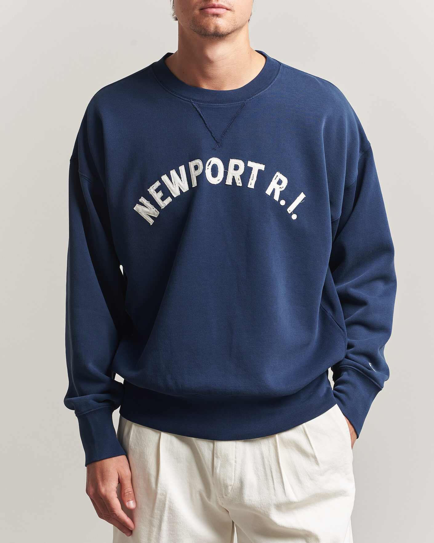 Heren | Truien | Polo Ralph Lauren | RL Printed Sweatshirt Newport Navy