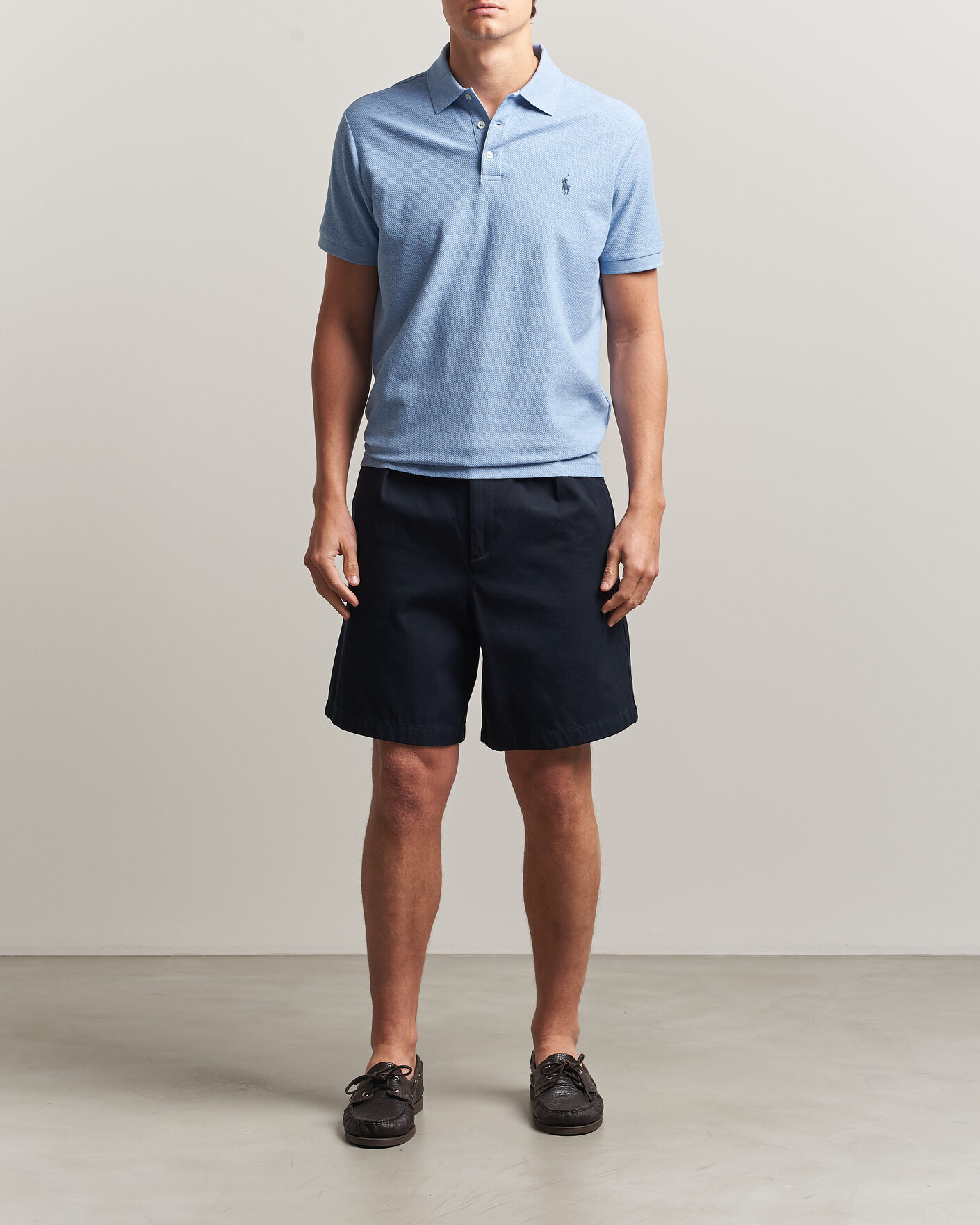 Heren | Polo's | Polo Ralph Lauren | Honeycomb Texture Polo Isle Heather