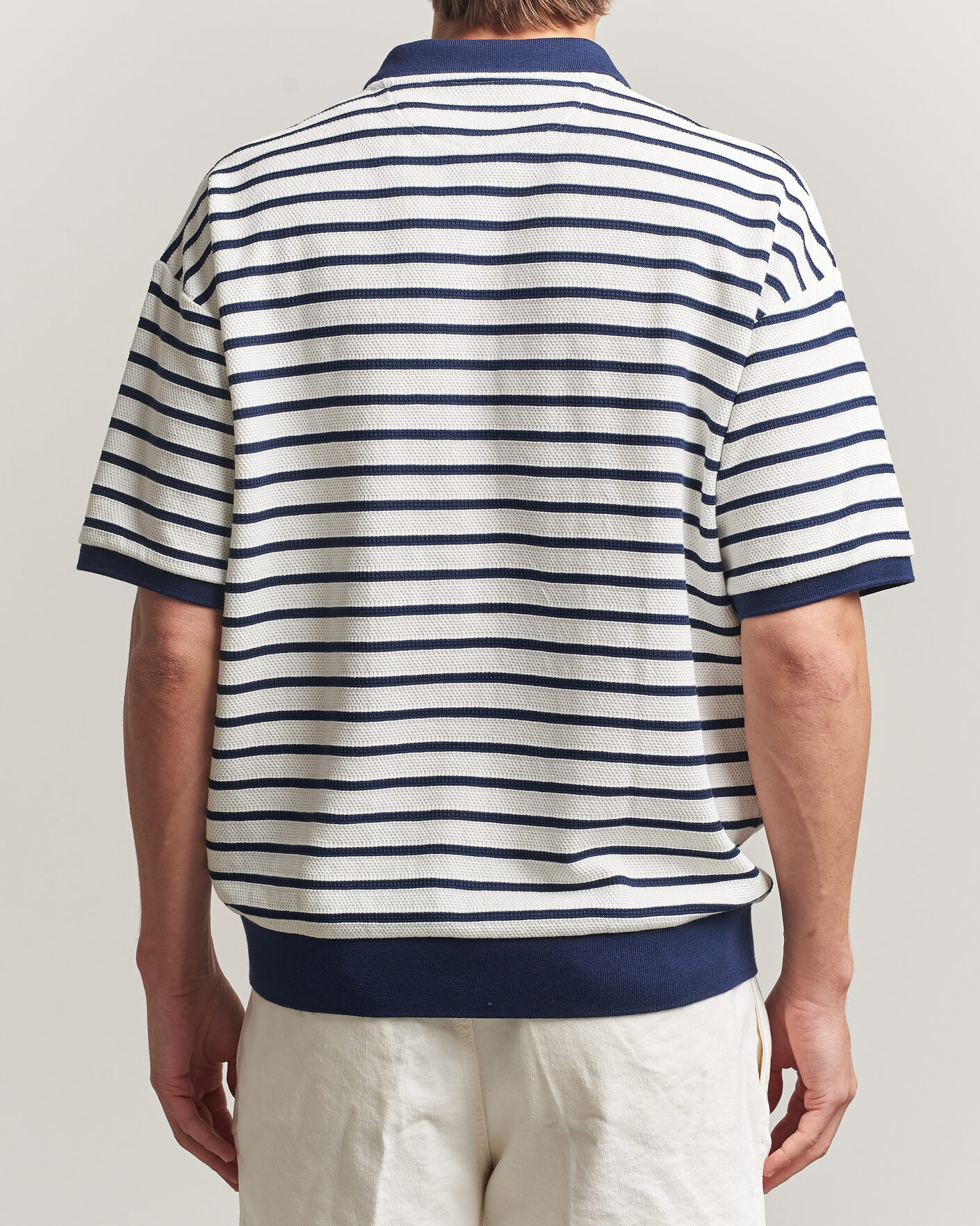 Heren | Polo's | Polo Ralph Lauren | Jacquard Interlock Striped Polo Nevis/Newport Navy