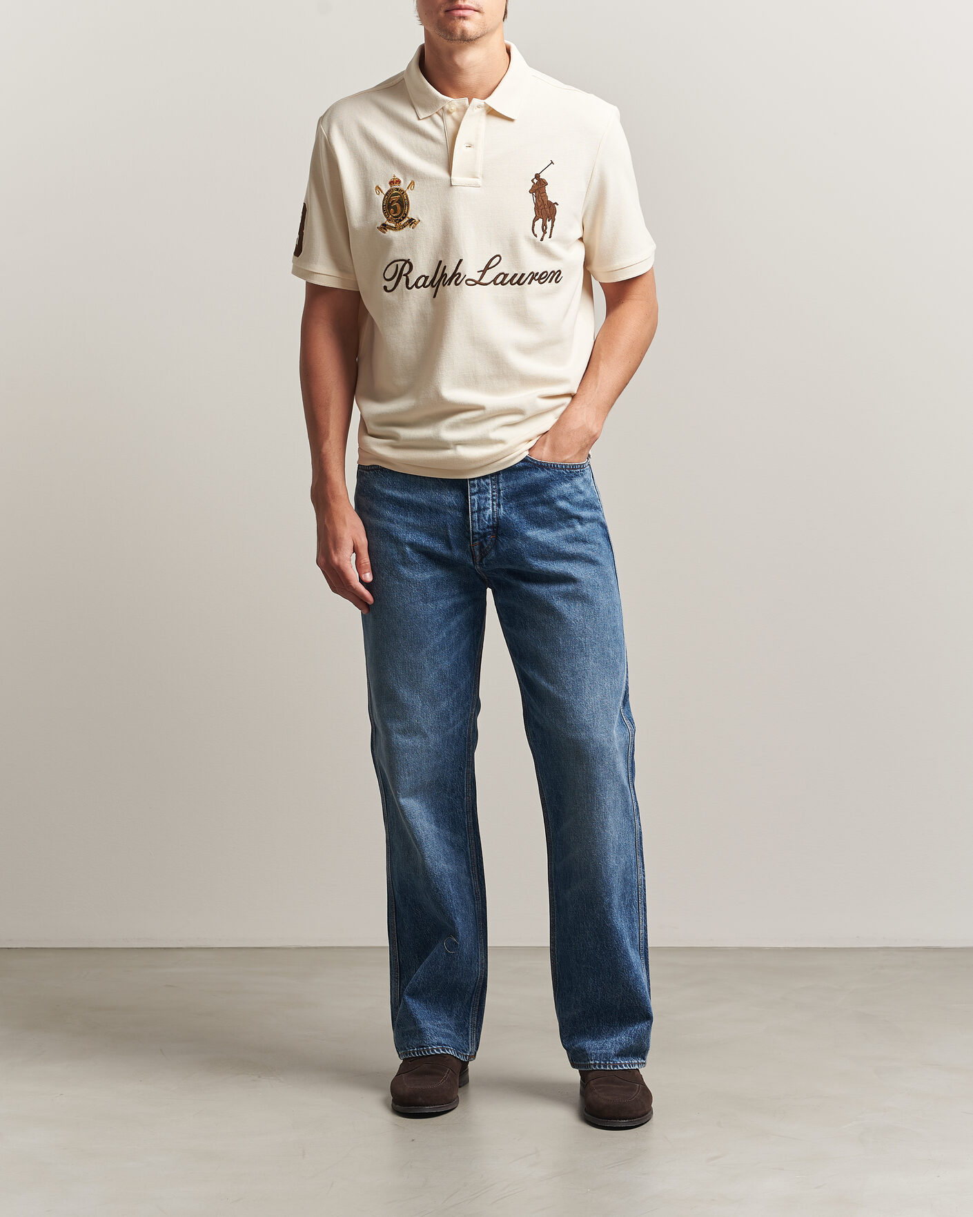 Heren | Polo's | Polo Ralph Lauren | Classic Fit Team Polo Guide Cream