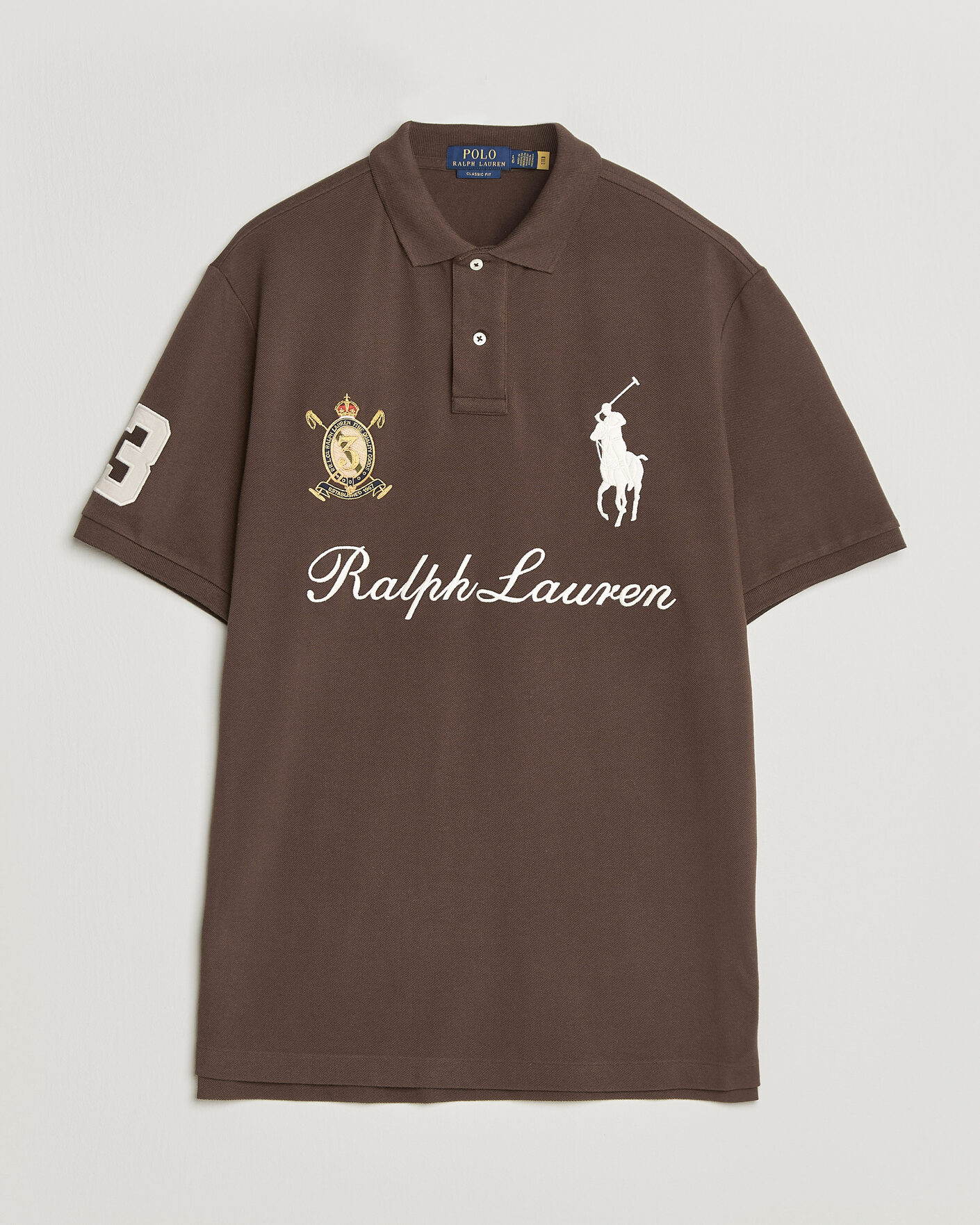 Heren | Polo's | Polo Ralph Lauren | Classic Fit Team Polo Nutmeg Brown