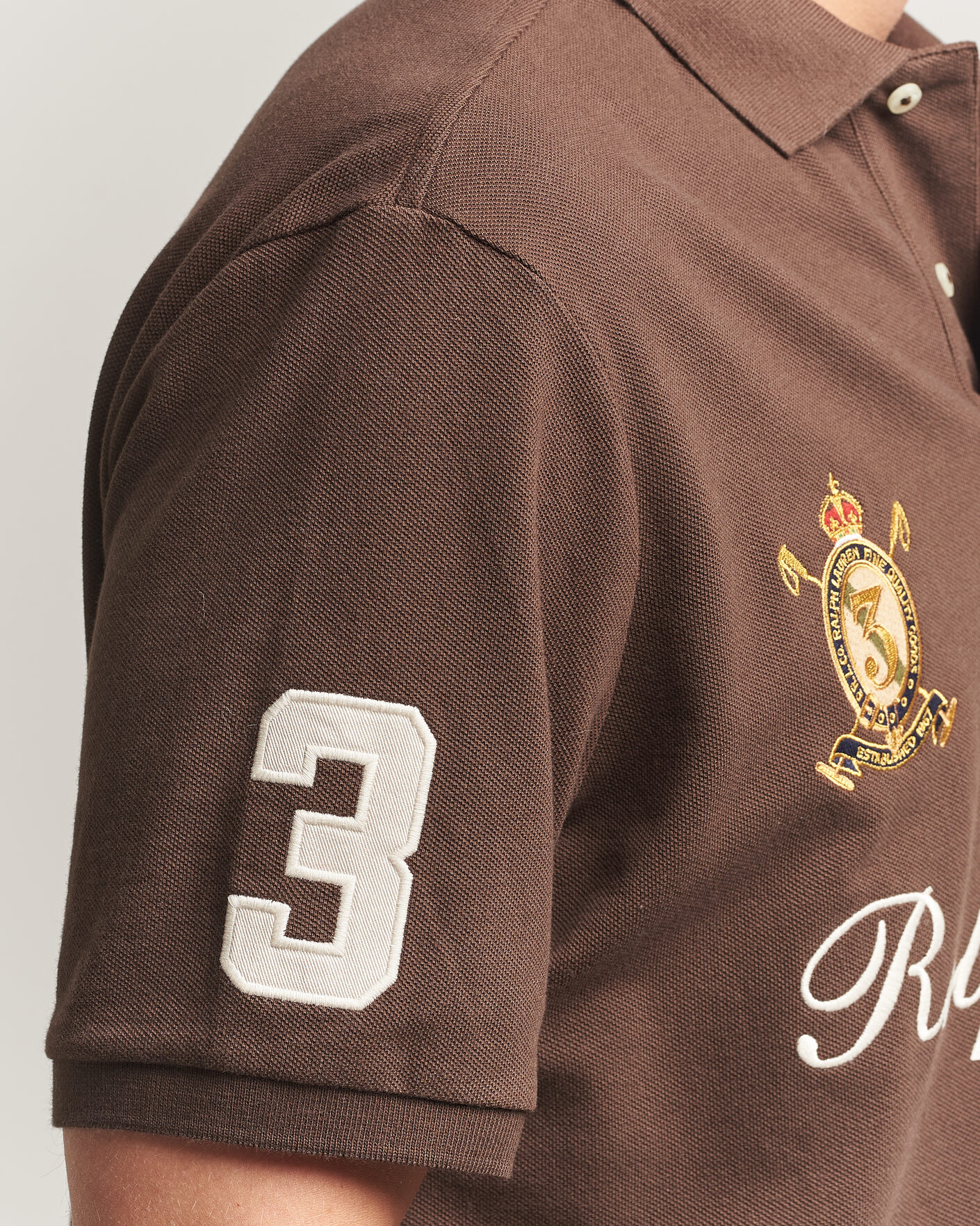 Heren | Polo's | Polo Ralph Lauren | Classic Fit Team Polo Nutmeg Brown