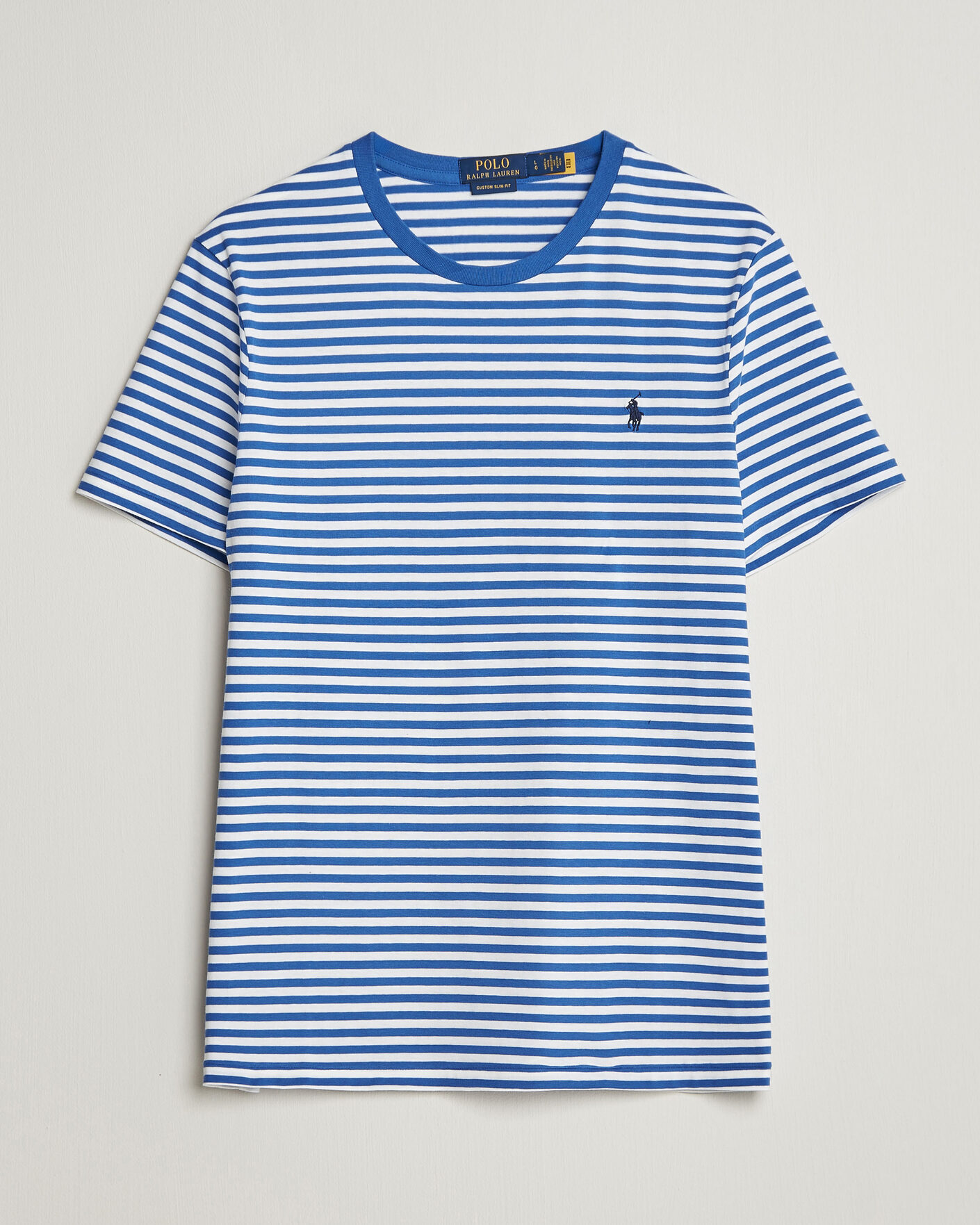Heren | T-shirts | Polo Ralph Lauren | Crew Neck Striped T-shirt New Iris Blue/White
