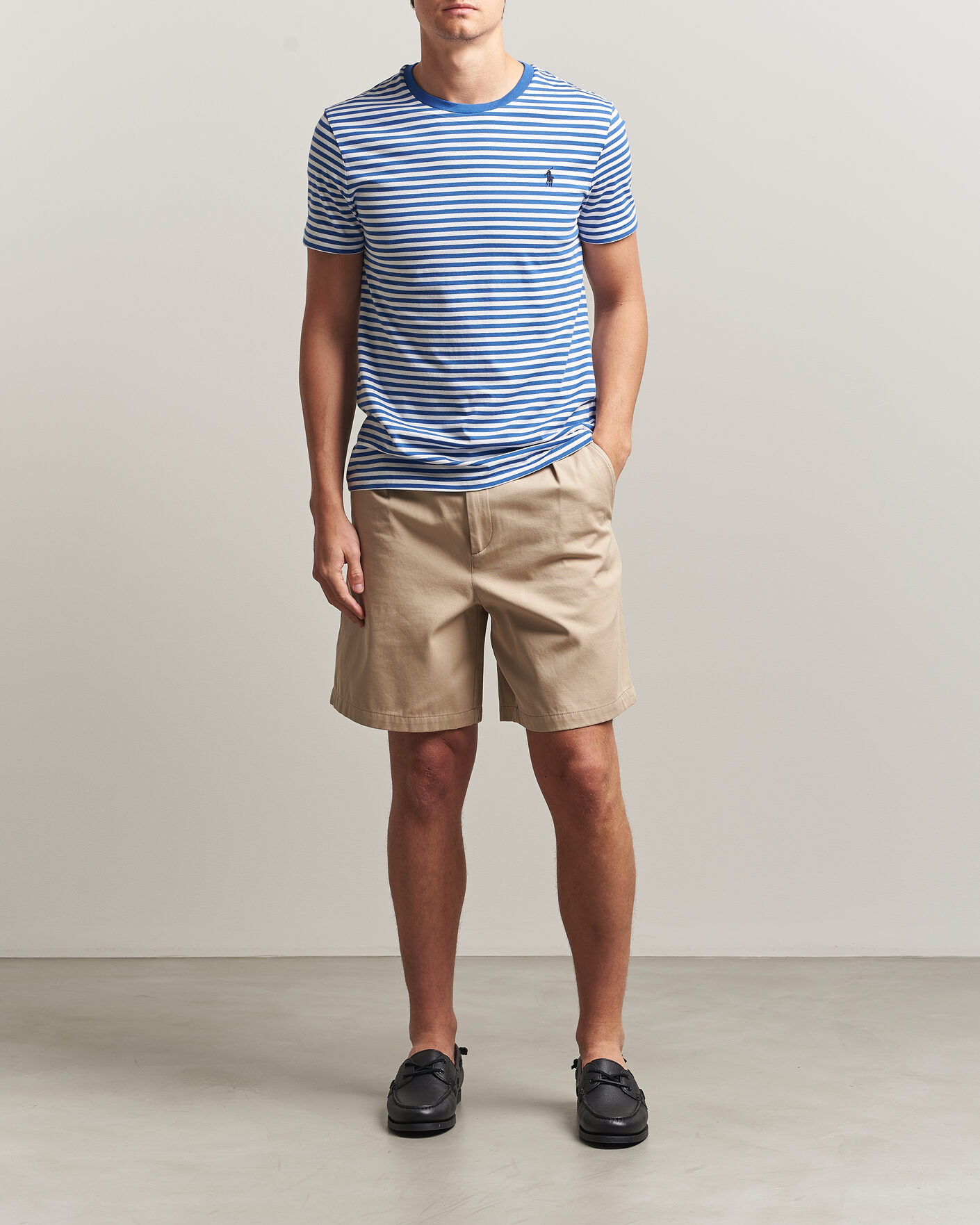 Heren | T-shirts | Polo Ralph Lauren | Crew Neck Striped T-shirt New Iris Blue/White