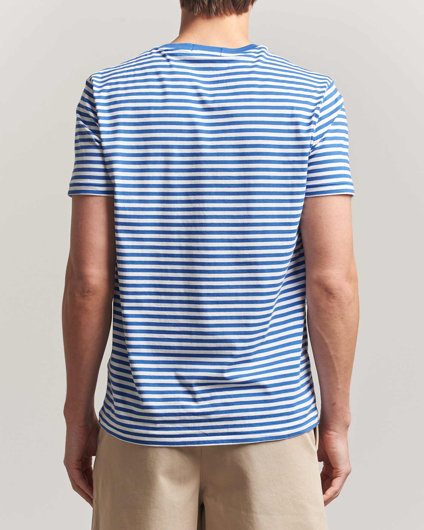 Heren | T-shirts | Polo Ralph Lauren | Crew Neck Striped T-shirt New Iris Blue/White
