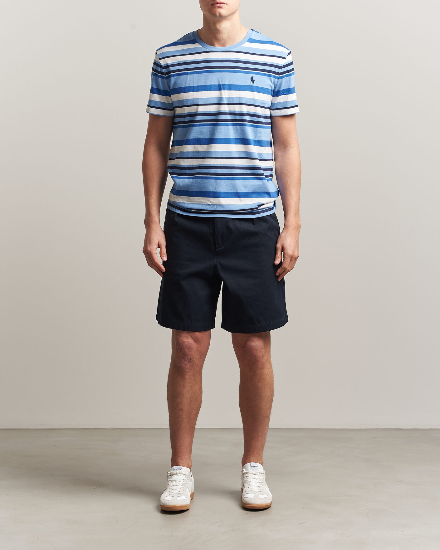 Heren | T-shirts | Polo Ralph Lauren | Crew Neck Striped T-shirt Bristol Blue Multi