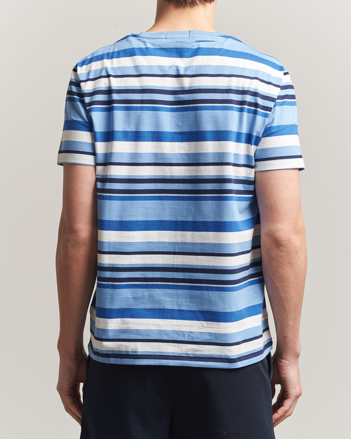 Heren | T-shirts | Polo Ralph Lauren | Crew Neck Striped T-shirt Bristol Blue Multi