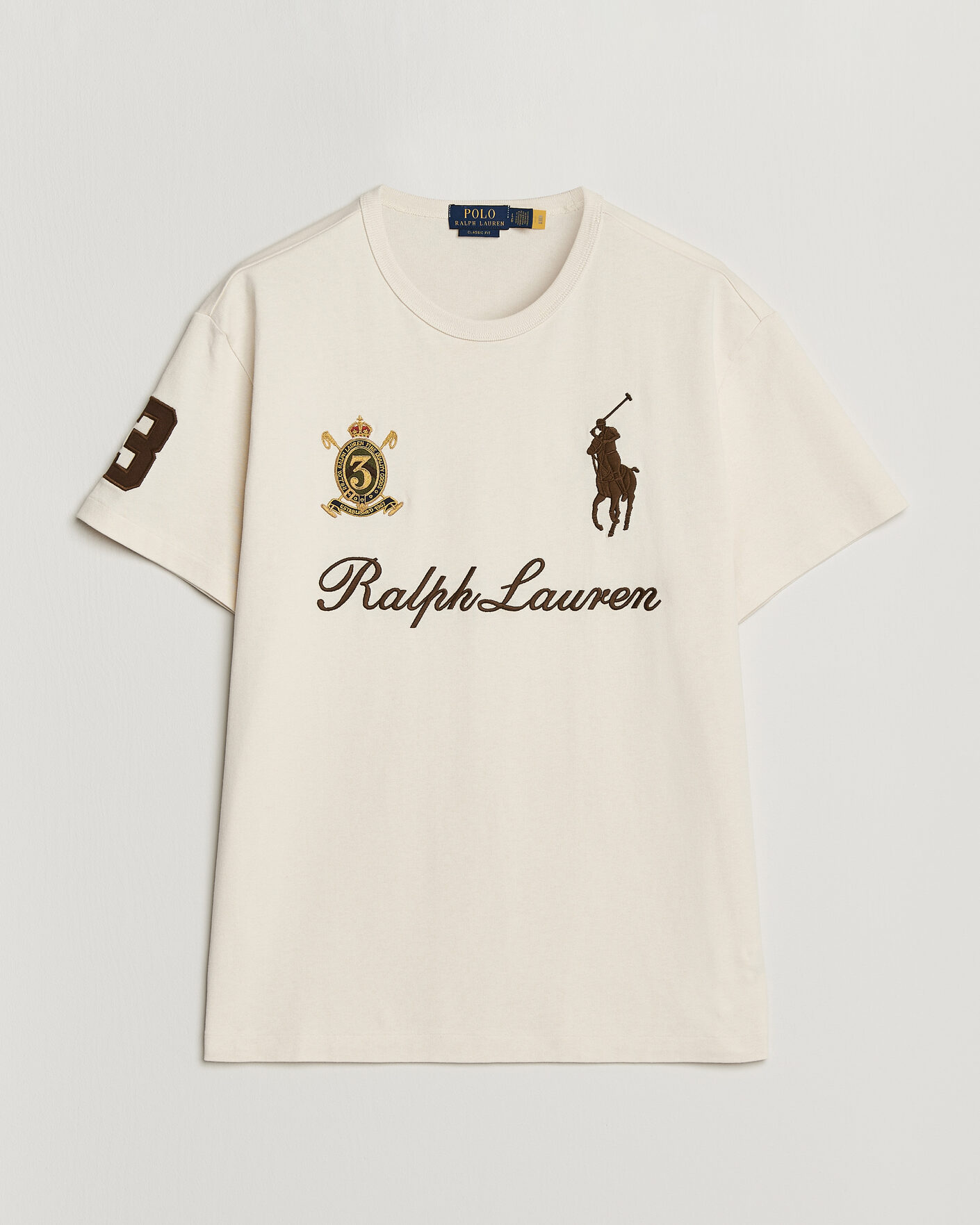 Heren | T-shirts | Polo Ralph Lauren | Classic Fit Team T-shirt Guide Cream