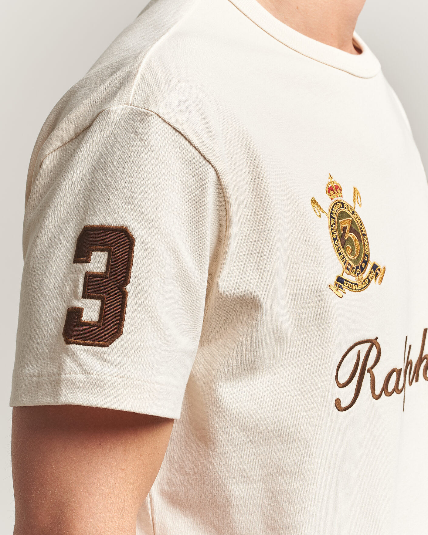 Heren | T-shirts | Polo Ralph Lauren | Classic Fit Team T-shirt Guide Cream