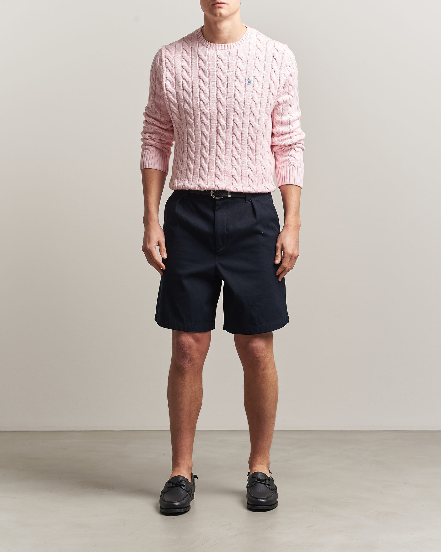 Heren | Truien | Polo Ralph Lauren | Cotton Cable Pullover Ballet Pink Heather