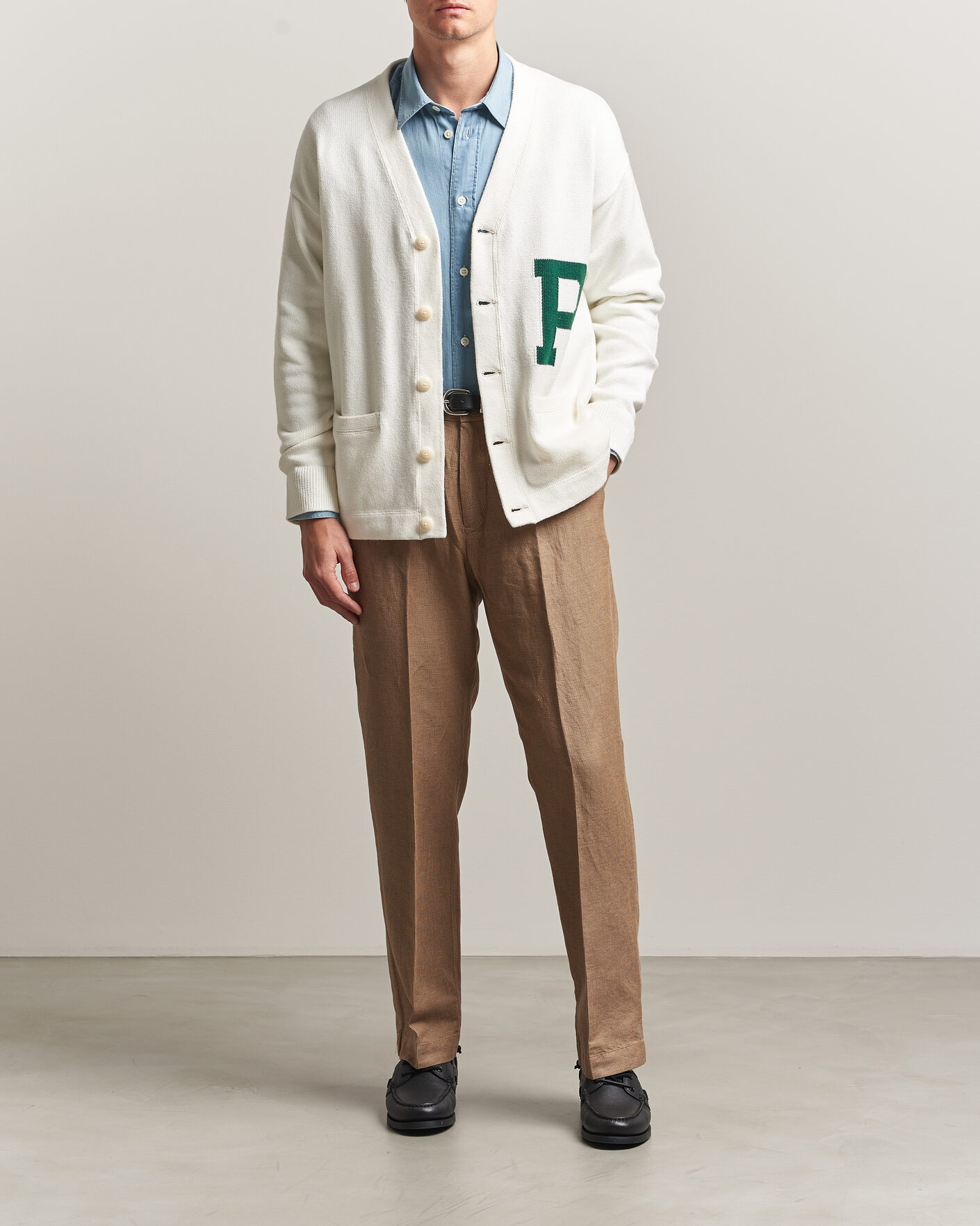 Heren | Truien | Polo Ralph Lauren | P Cardigan Cream Combo