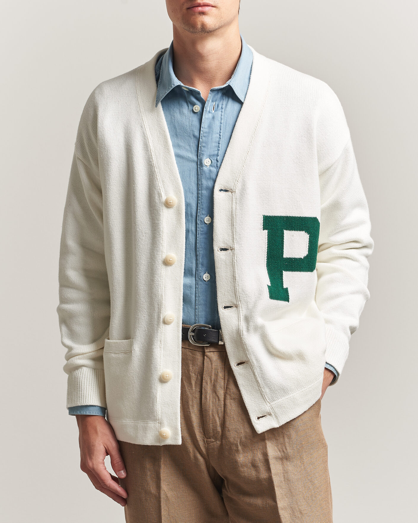 Heren | Truien | Polo Ralph Lauren | P Cardigan Cream Combo