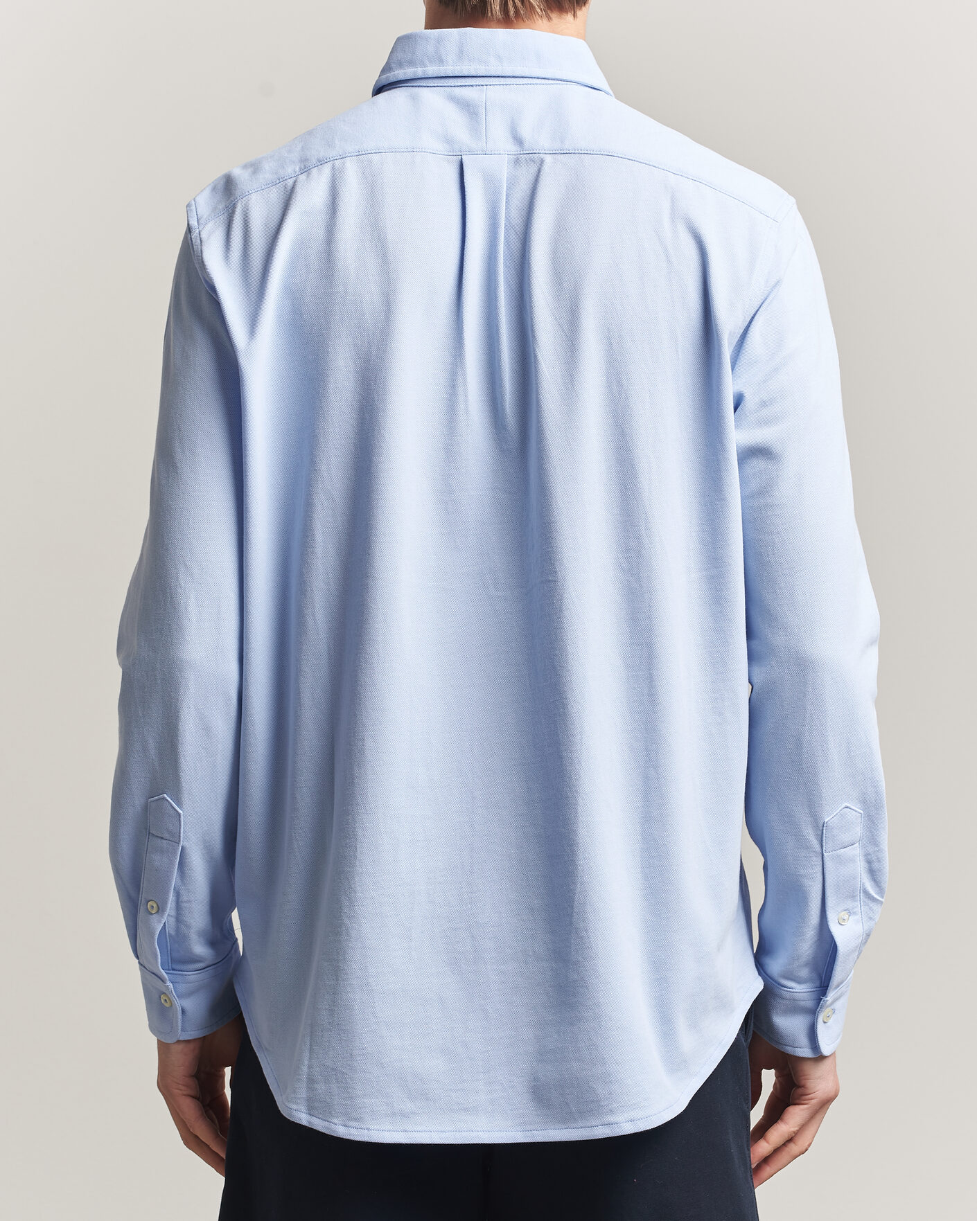 Heren | Overhemden | Polo Ralph Lauren | Featherweight Mesh Shirt Pebble Blue