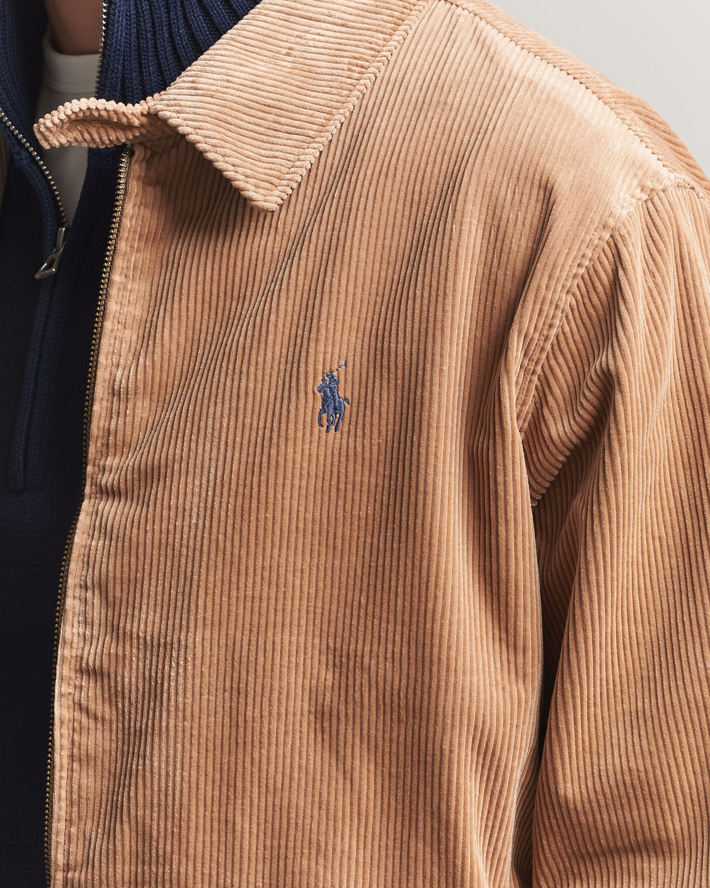 Heren | Jassen | Polo Ralph Lauren | Wale Corduroy Windbreaker Vintage Khaki
