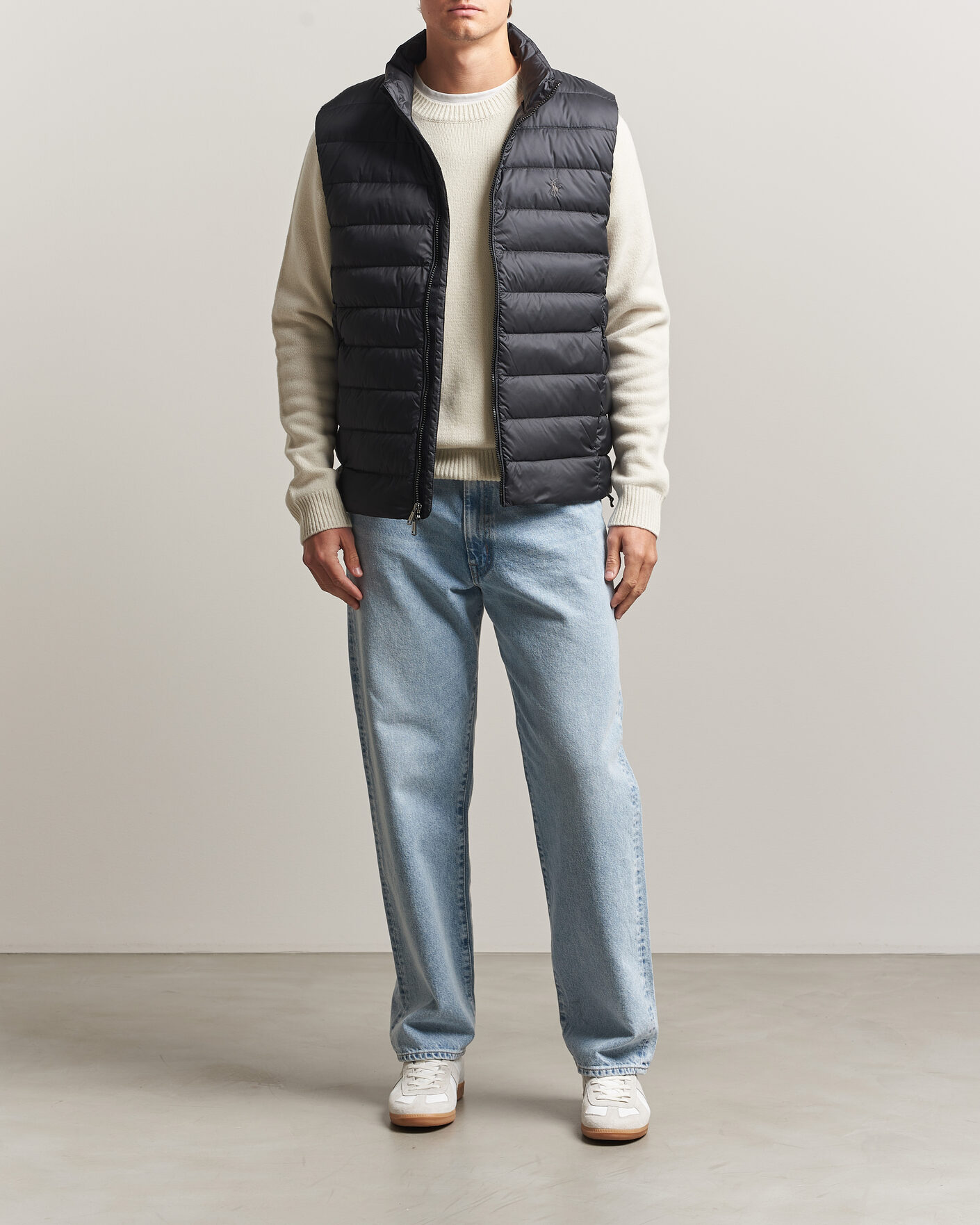 Heren | Gilets | Polo Ralph Lauren | Quilted Matt Vest Polo Black