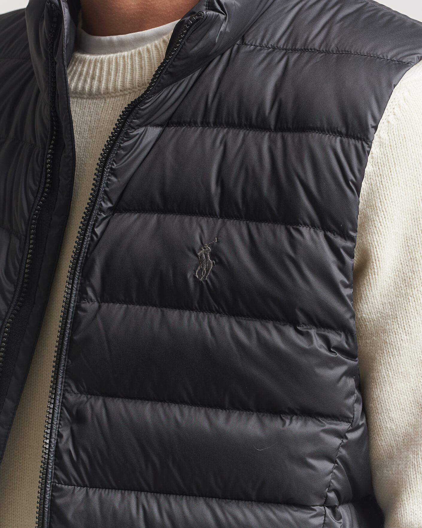 Heren | Gilets | Polo Ralph Lauren | Quilted Matt Vest Polo Black