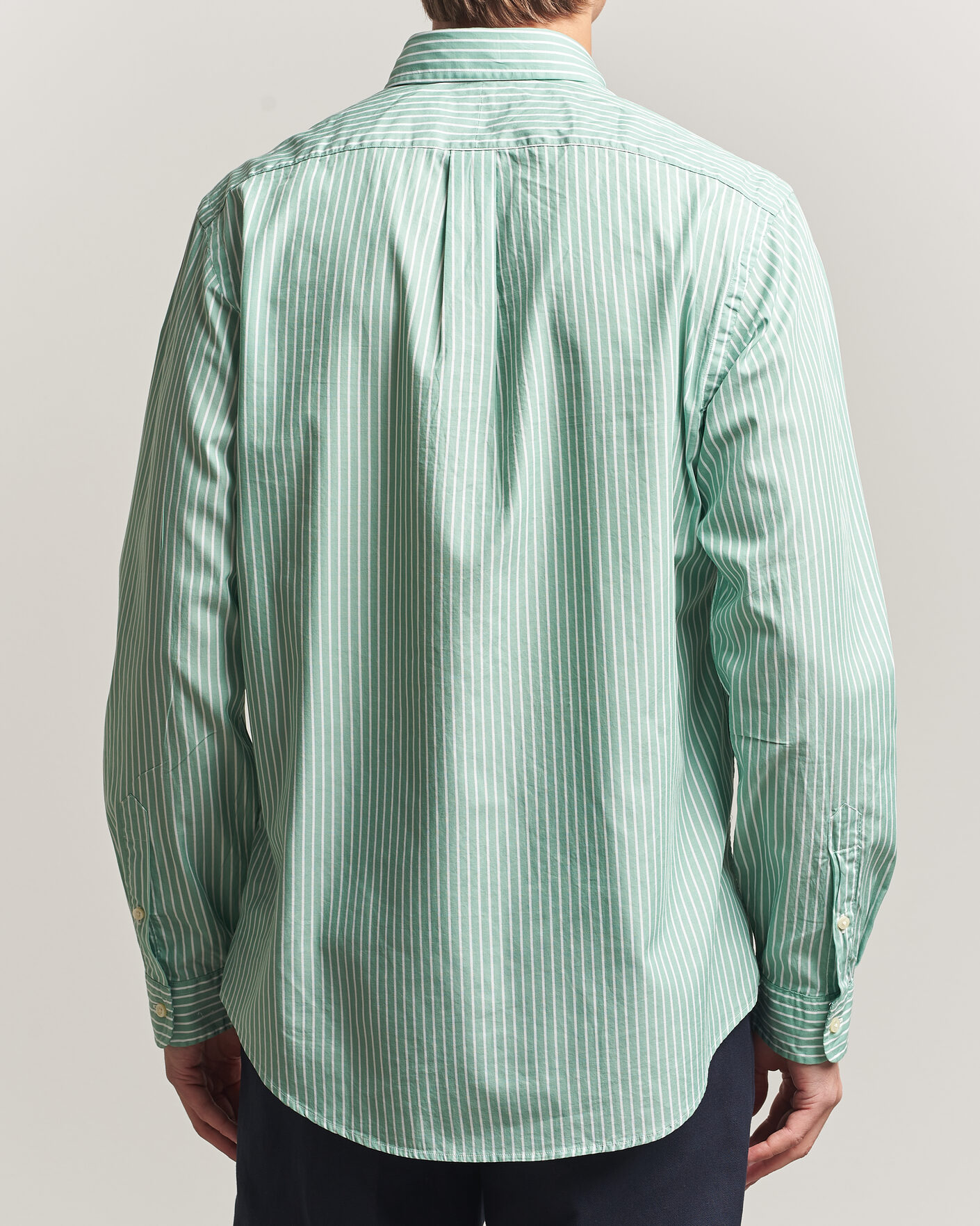 Heren | Overhemden | Polo Ralph Lauren | Custom Fit Stripe Poplin Shirt Faded Mint