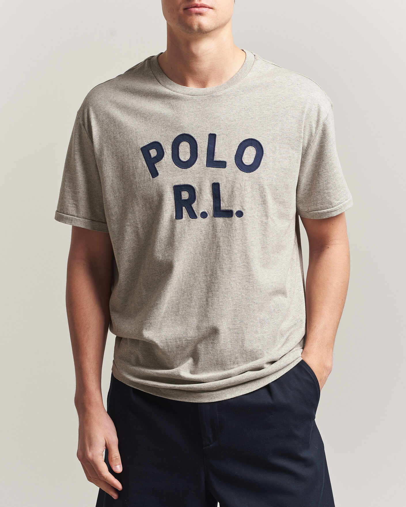 Heren | T-shirts | Polo Ralph Lauren | Polo RL Tee Dark Sport Heather