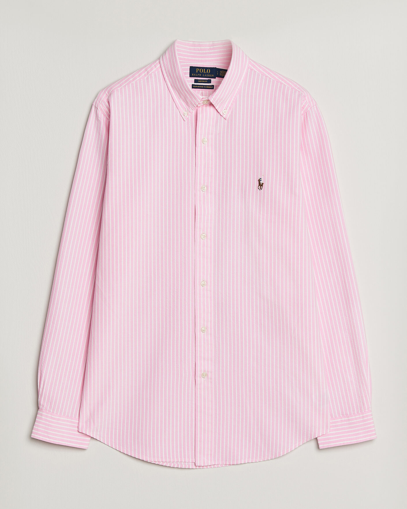 Heren | Overhemden | Polo Ralph Lauren | Custom Fit Seersucker/Oxford Stripe Shirt New Rose