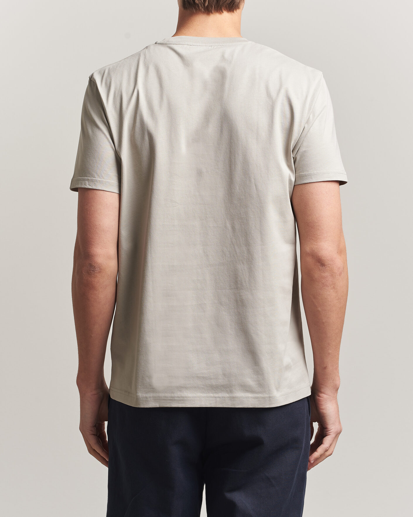 Heren | T-shirts | Sunspel | Riviera Midweight T-Shirt Ash