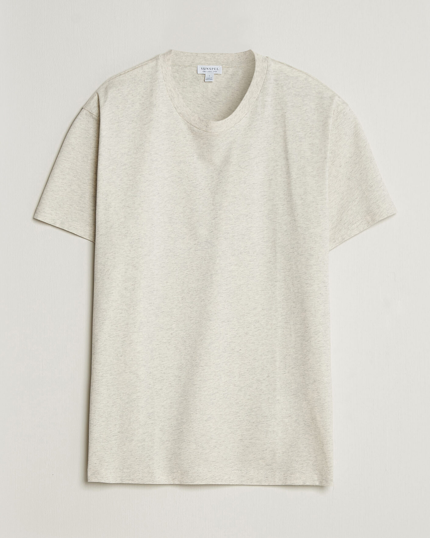 Heren | T-shirts | Sunspel | Riviera Midweight T-Shirt Archive White