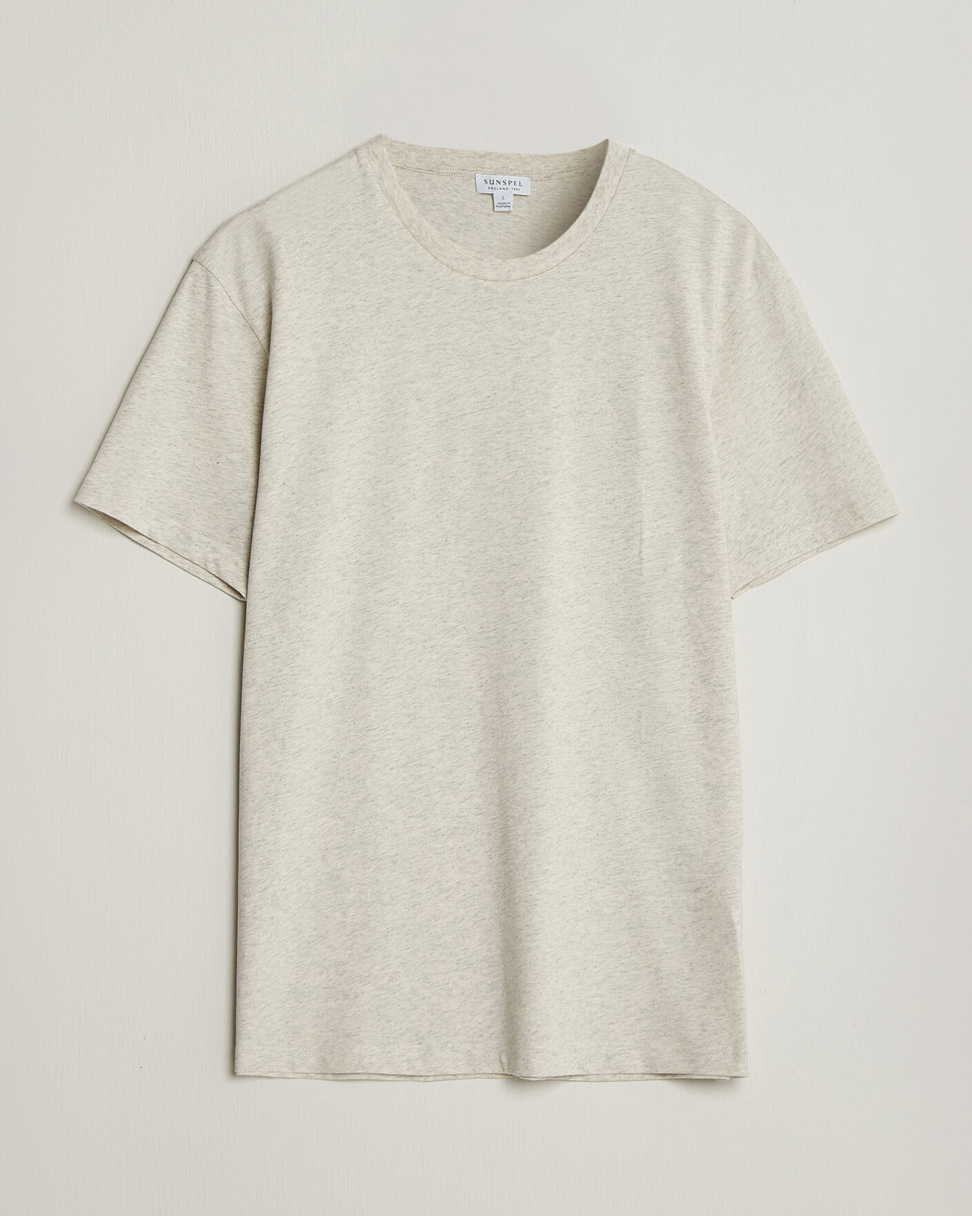 Heren | T-shirts | Sunspel | Riviera Midweight T-Shirt Archive White