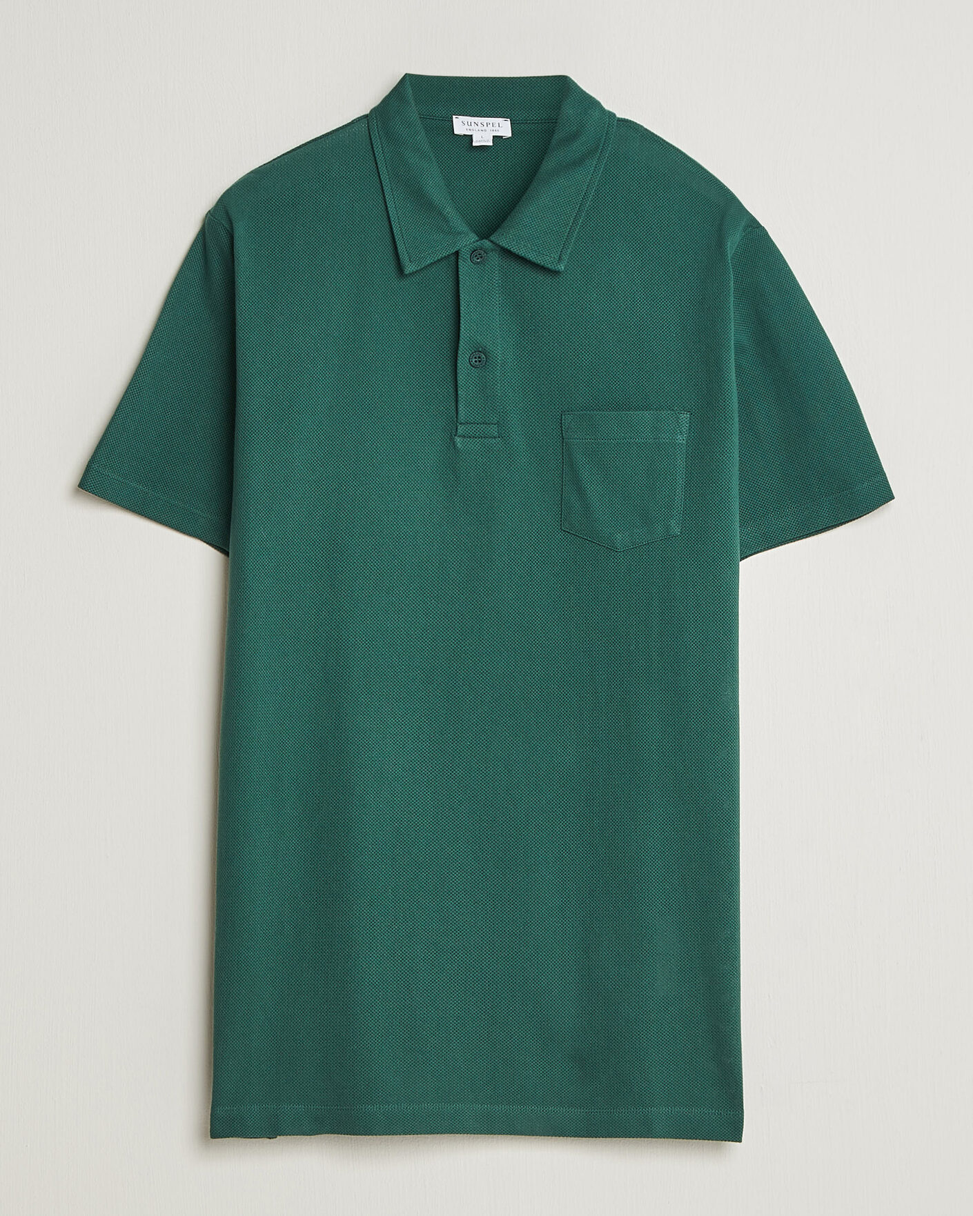 Heren | Polo's | Sunspel | Riviera Polo Shirt Forest Green
