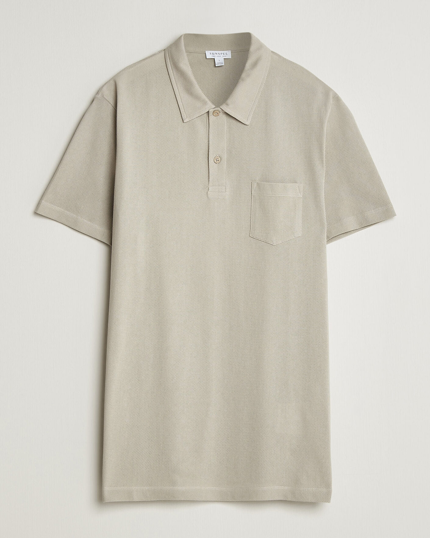 Heren | Polo's | Sunspel | Riviera Polo Shirt Ash