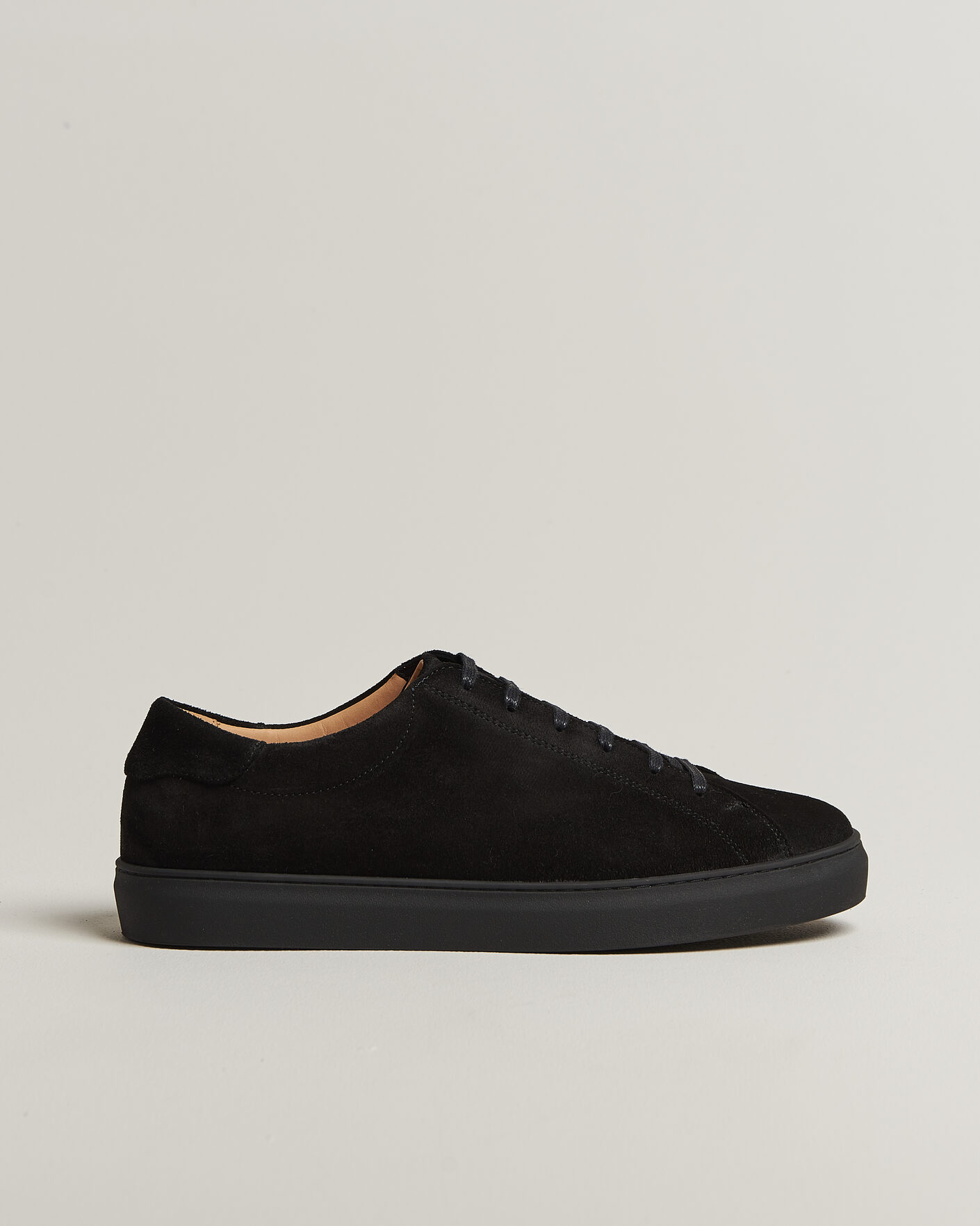 Heren | Sneakers | Myrqvist | Oaxen Monochrome III Sneakers Black Suede