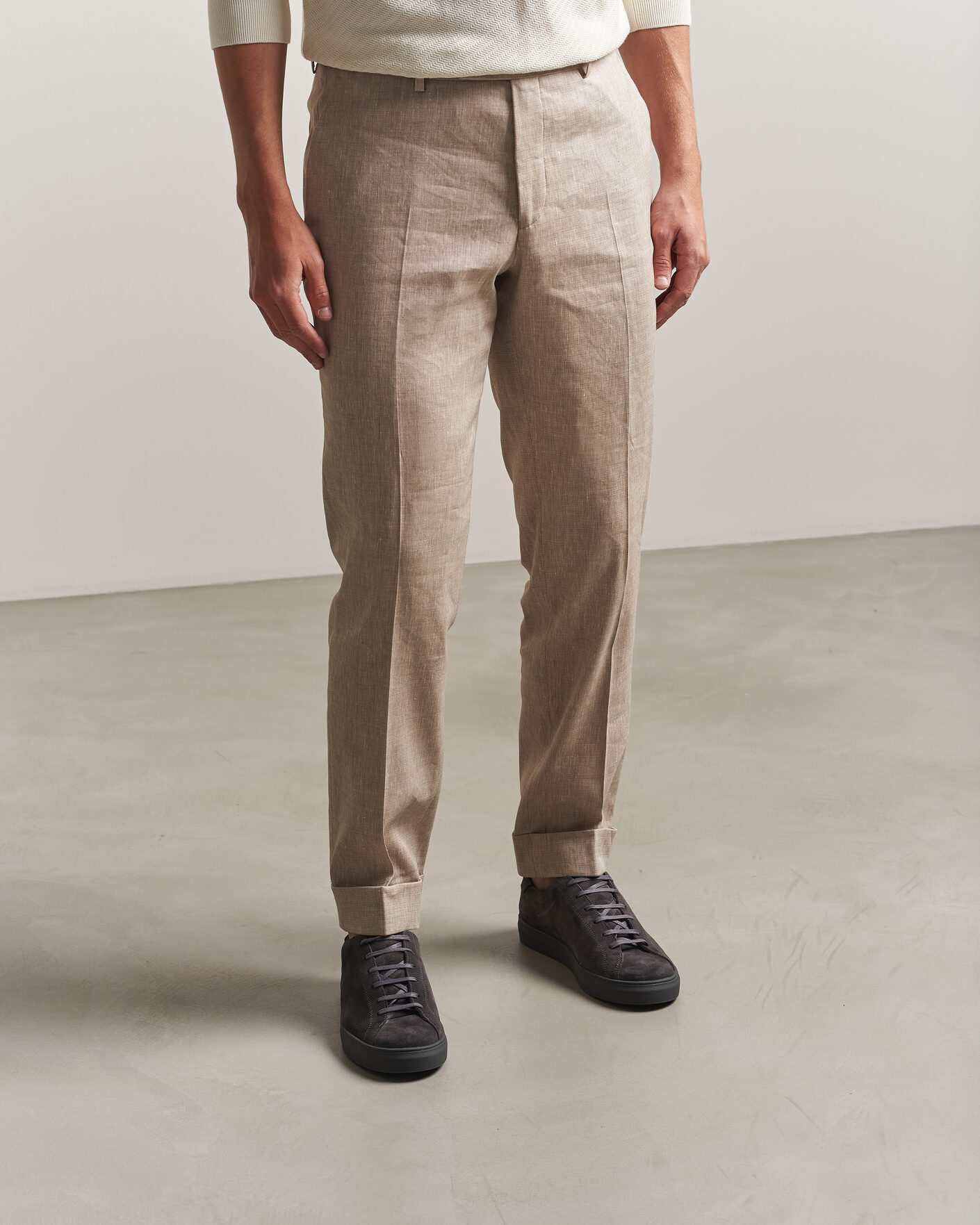 Heren | Sneakers | Myrqvist | Oaxen Monochrome III Sneakers Dark Grey Suede