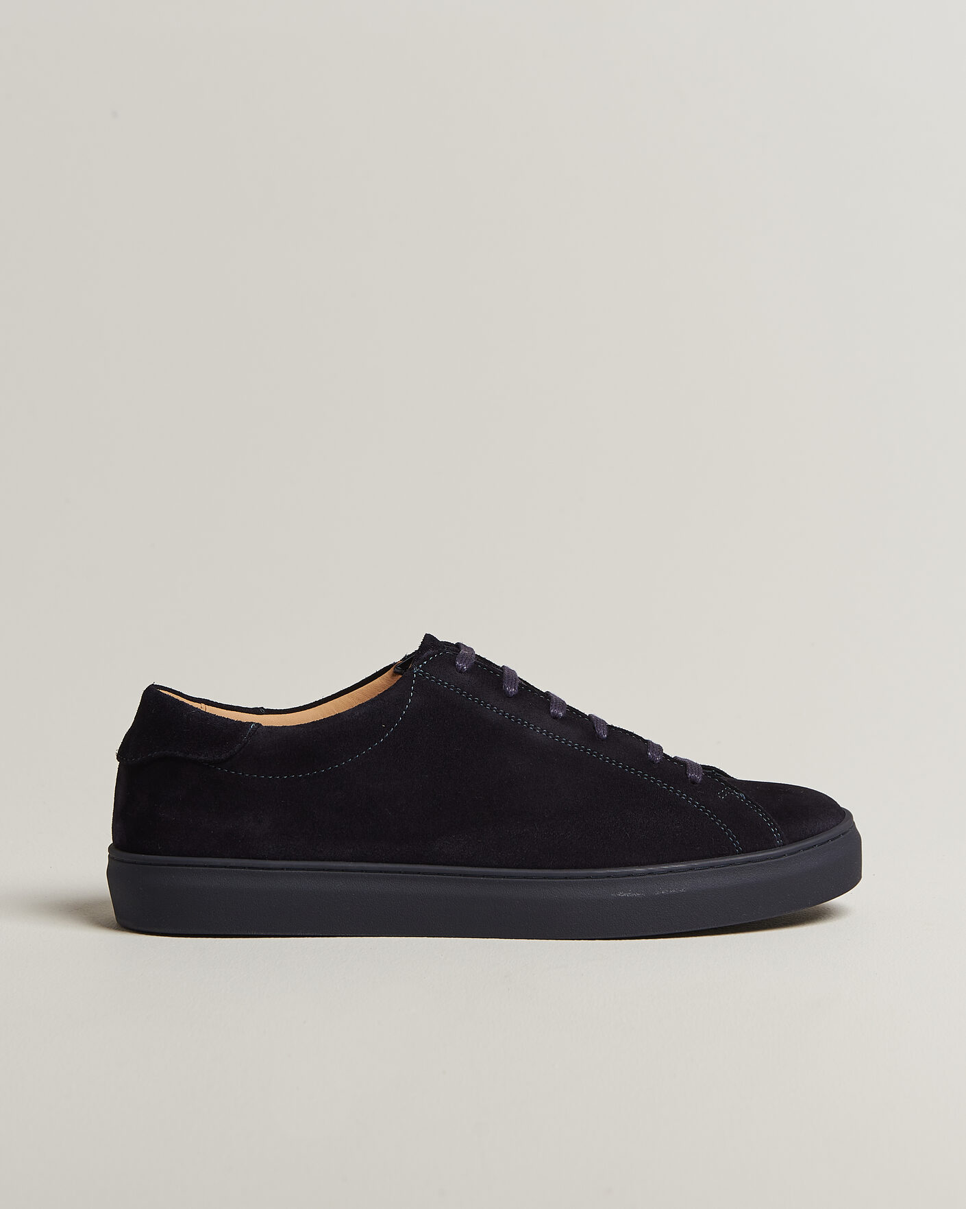 Heren | Sneakers | Myrqvist | Oaxen Monochrome III Sneakers Navy Suede