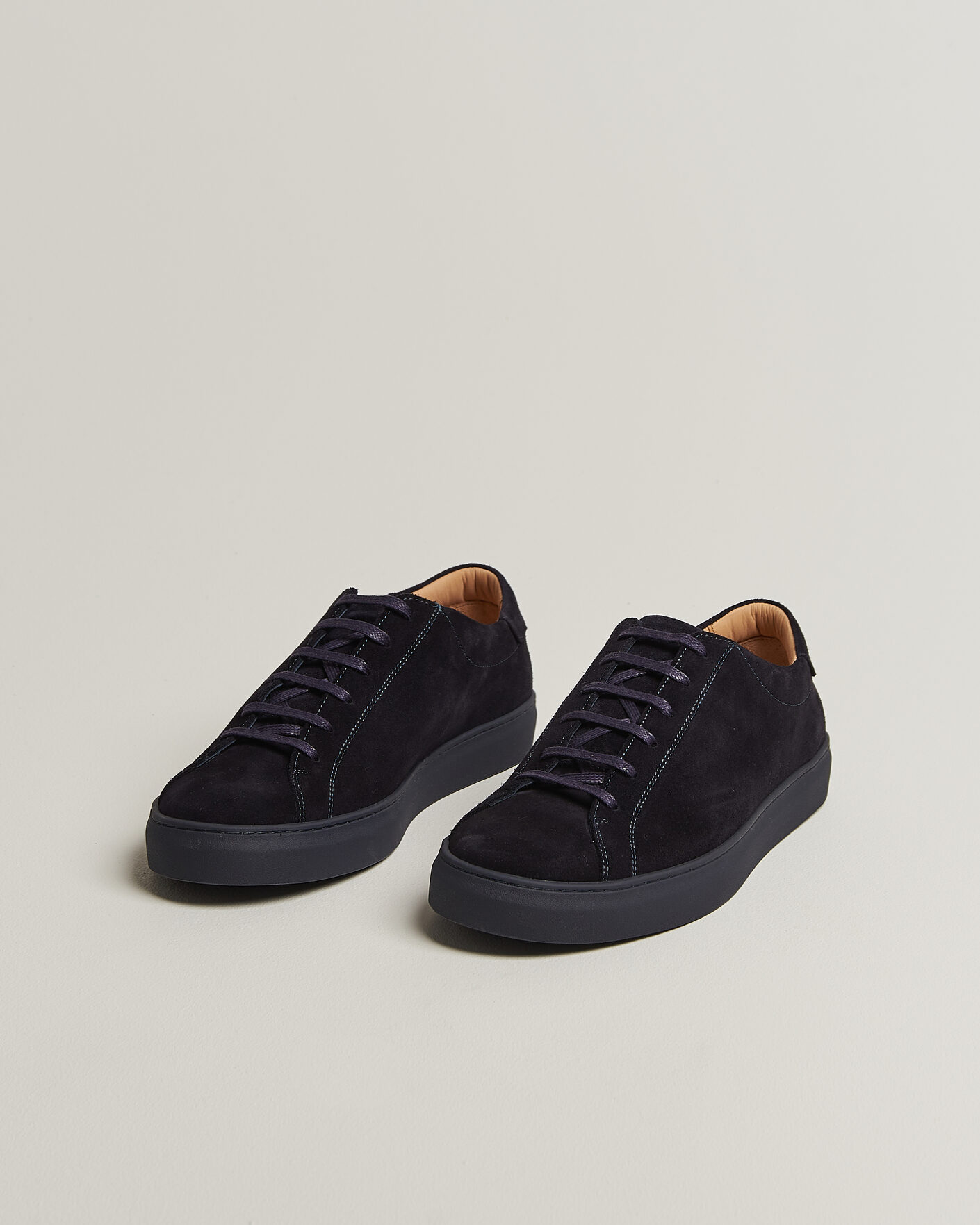 Heren | Sneakers | Myrqvist | Oaxen Monochrome III Sneakers Navy Suede
