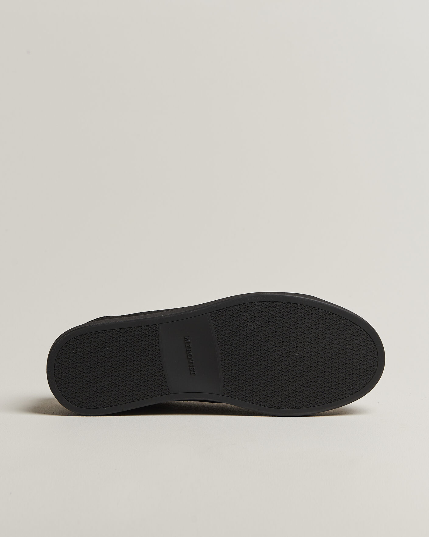 Heren | Sneakers | Myrqvist | Alnö Monochrome II Sneakers Black Suede