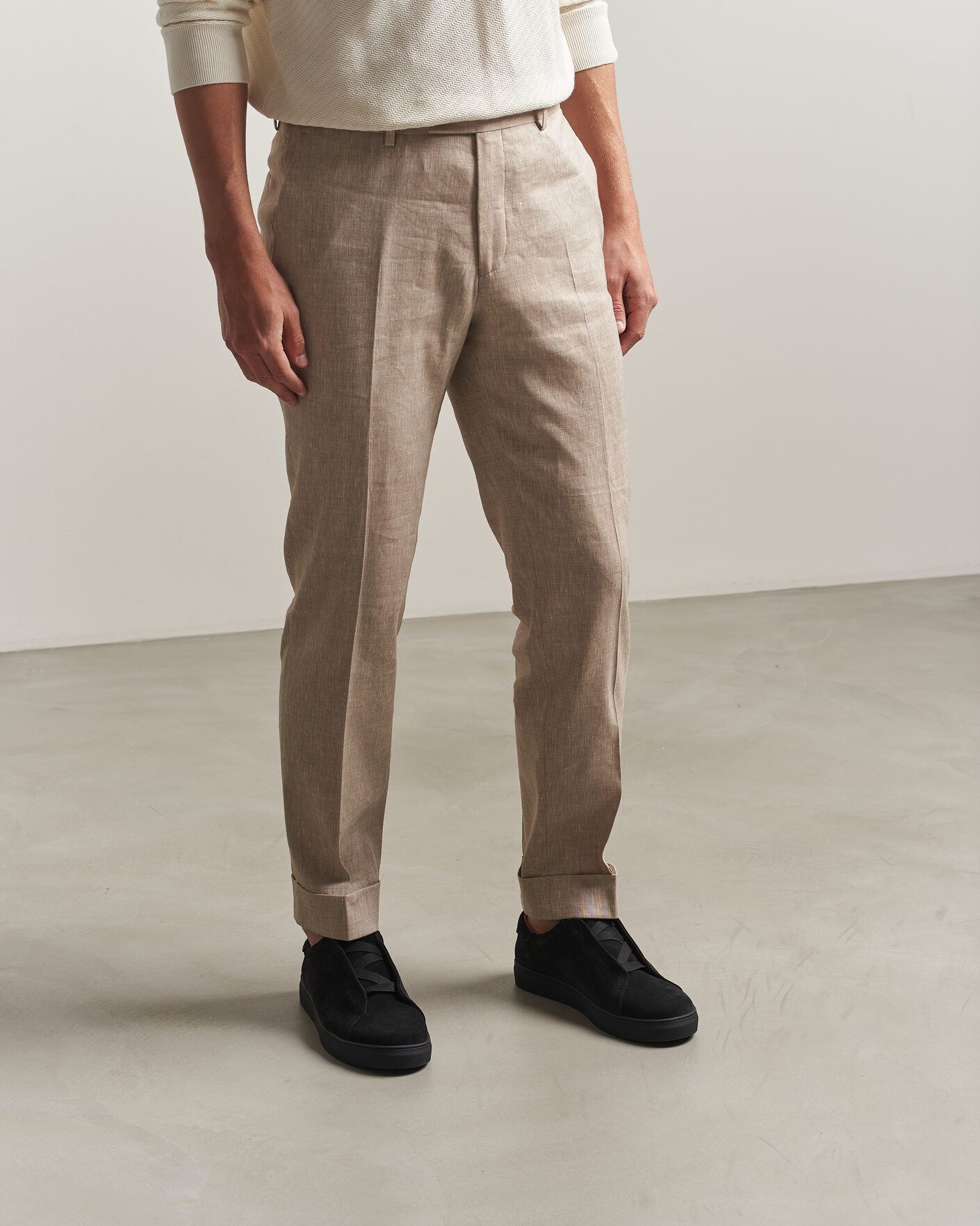 Heren | Sneakers | Myrqvist | Alnö Monochrome II Sneakers Black Suede