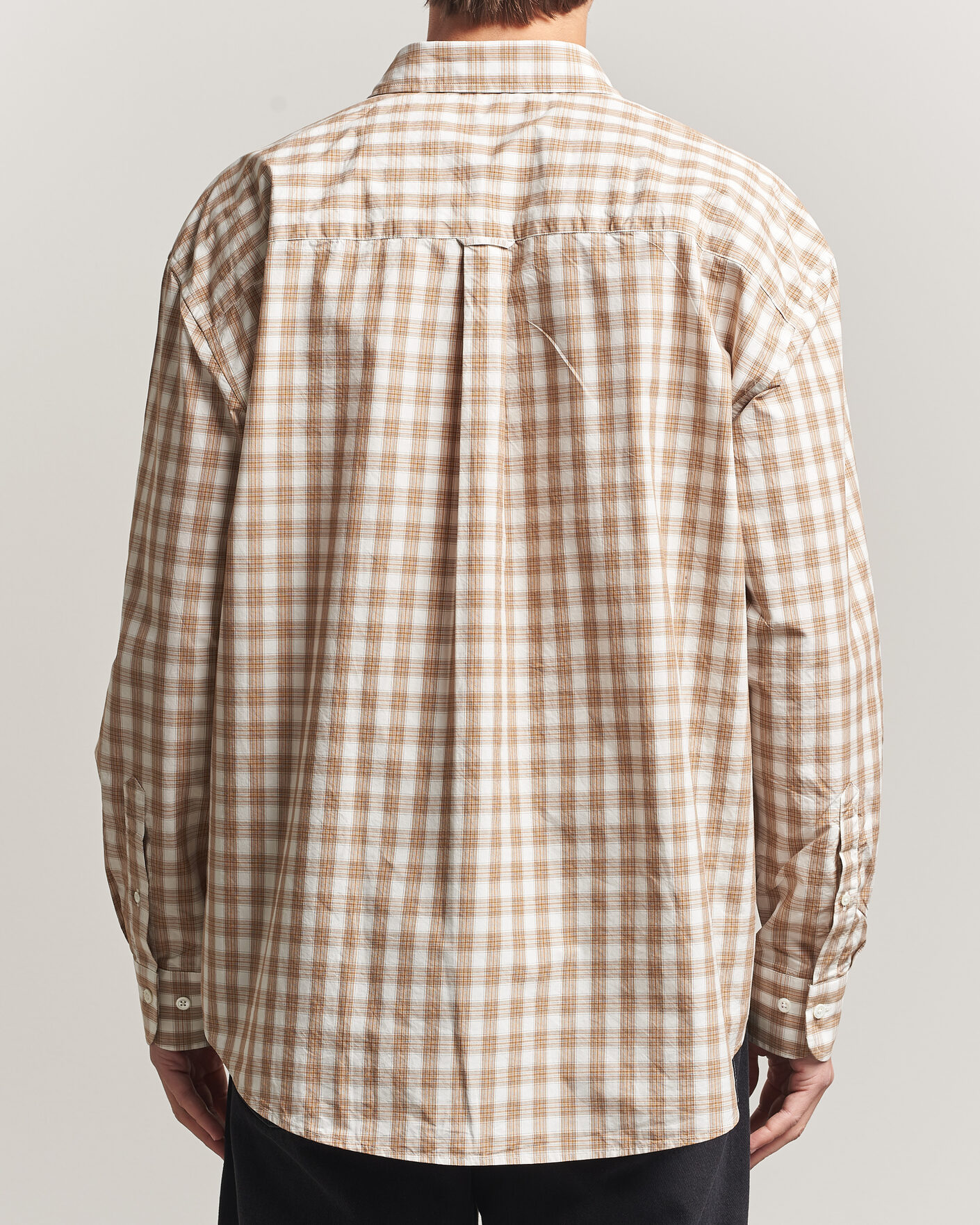 Heren | Overhemden | Sunflower | New Base Shirt Beige Check