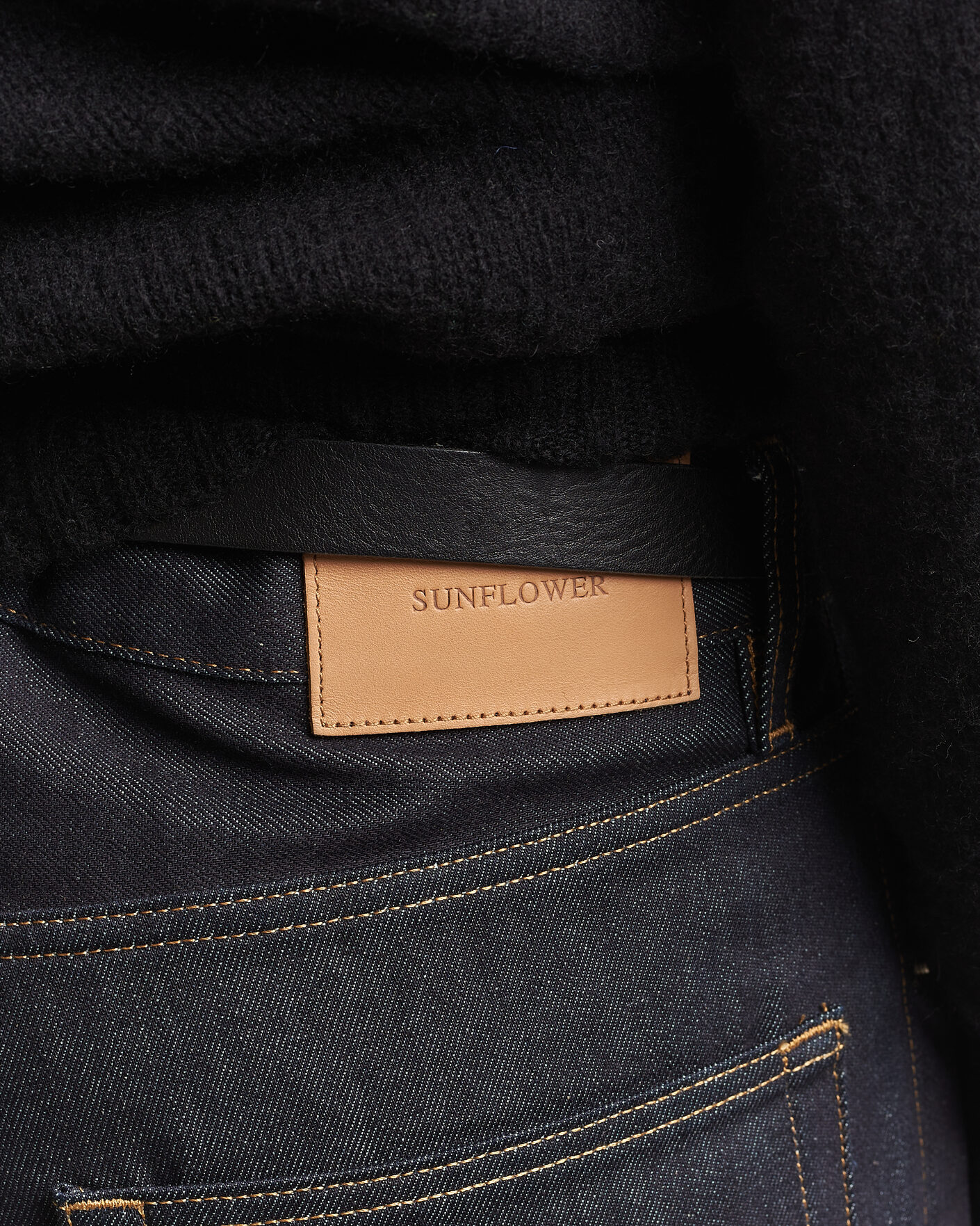 Heren | Broeken | Sunflower | Loose Selvedge Jeans Raw Indigo