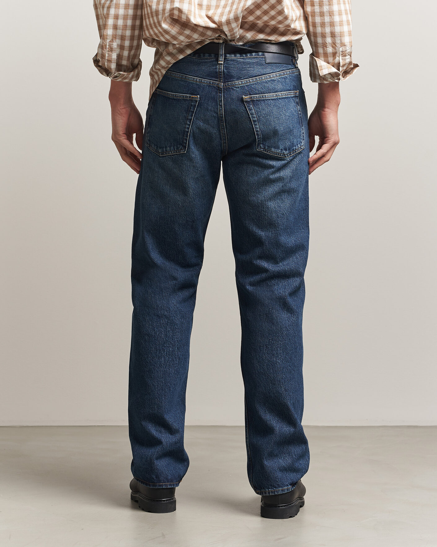 Heren | Broeken | Sunflower | New Standard Jeans Dark Blue Worn