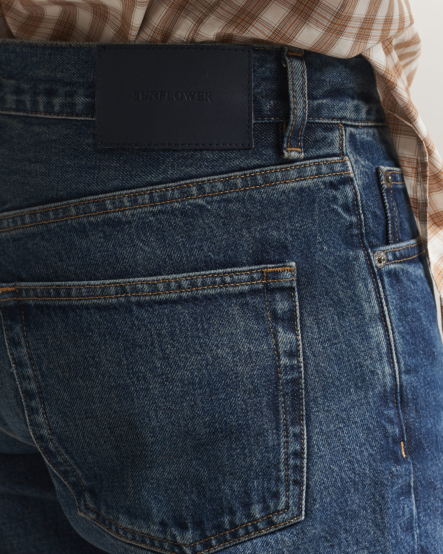 Heren | Jeans | Sunflower | New Standard Jeans Dark Blue Worn