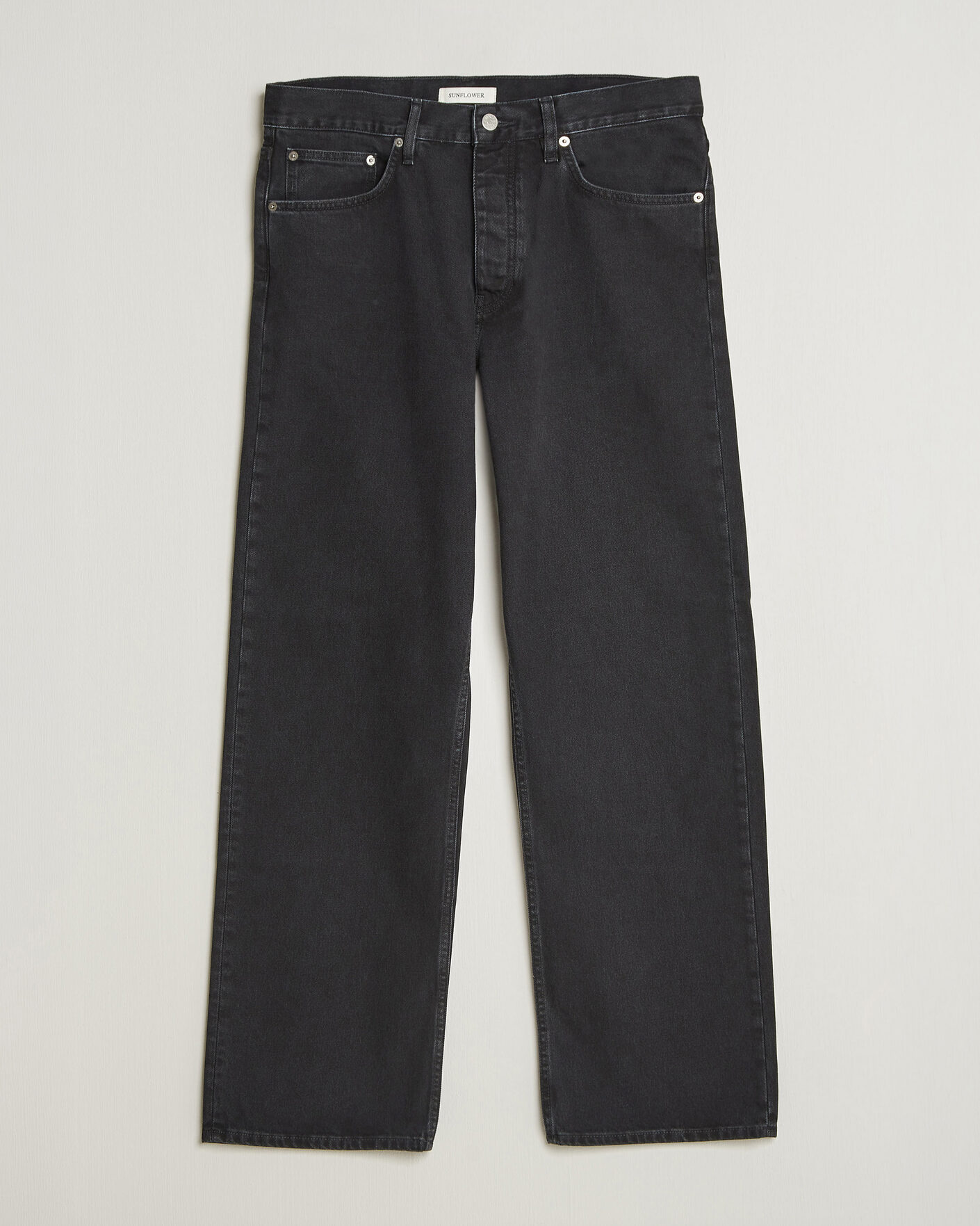 Heren | Broeken | Sunflower | Loose Jeans Washed Black
