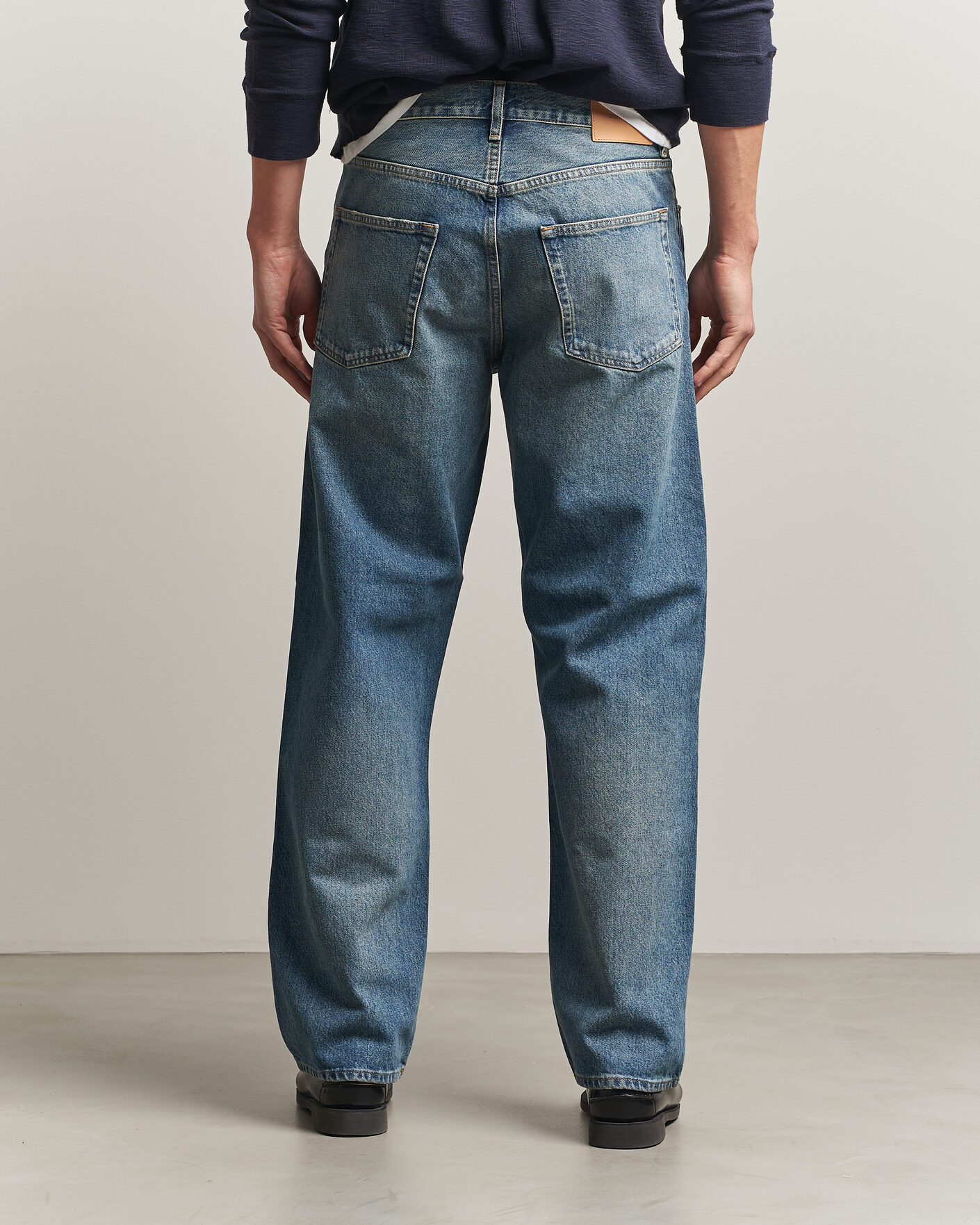 Heren | Broeken | Sunflower | Loose Jeans Blue Vintage