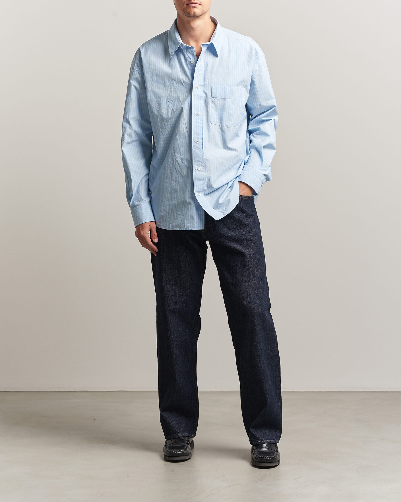 Heren | Broeken | Sunflower | Loose Jeans Simple Rinse