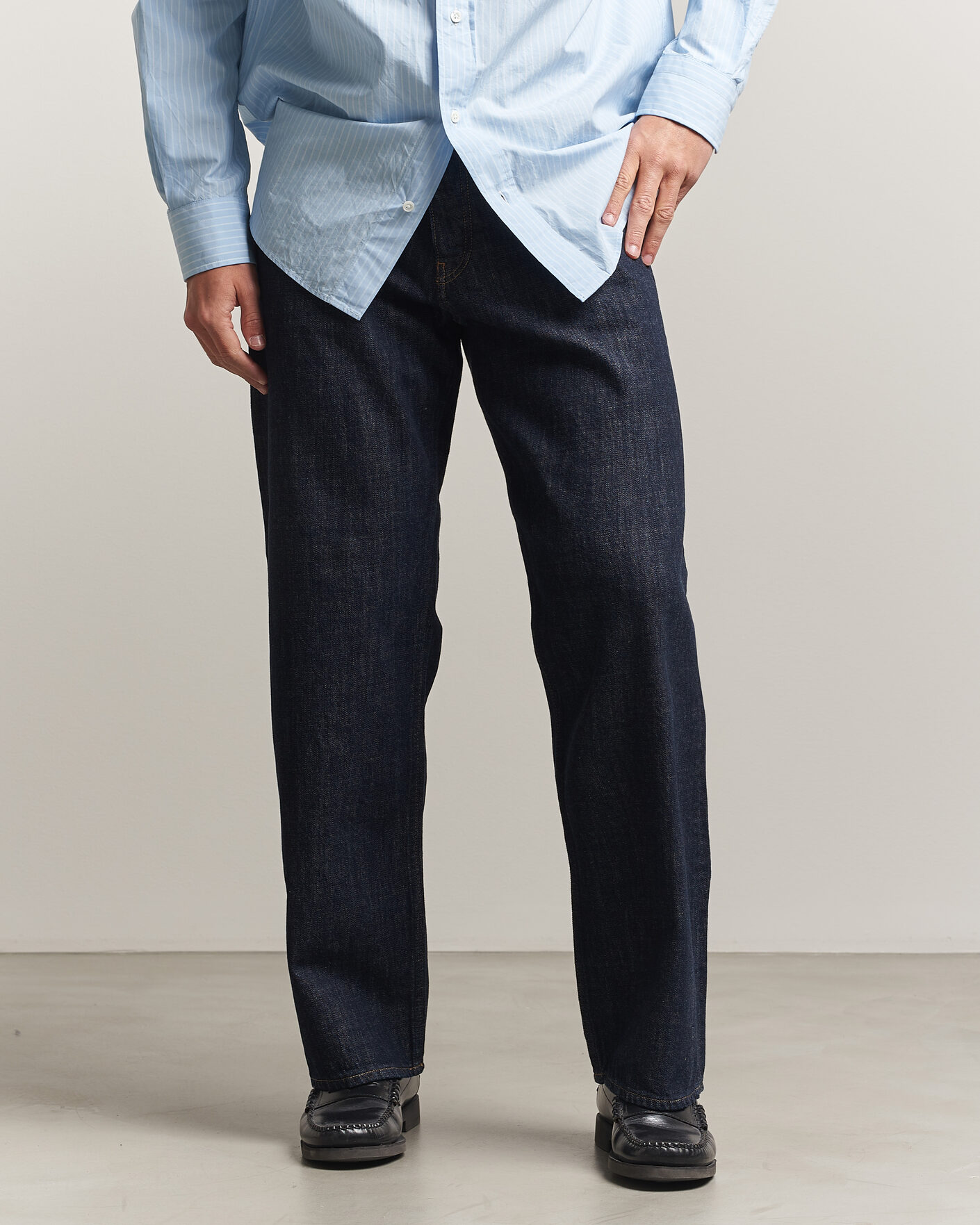 Heren | Broeken | Sunflower | Loose Jeans Simple Rinse