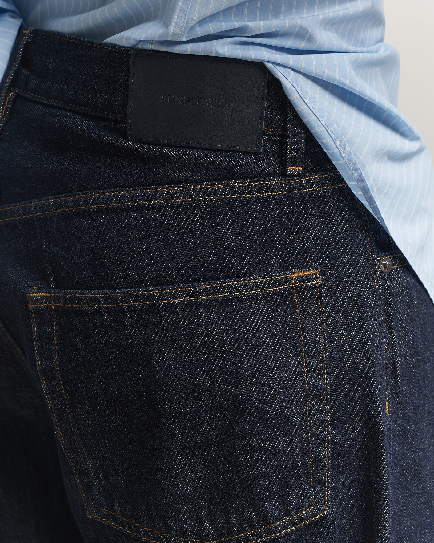 Heren | Broeken | Sunflower | Loose Jeans Simple Rinse