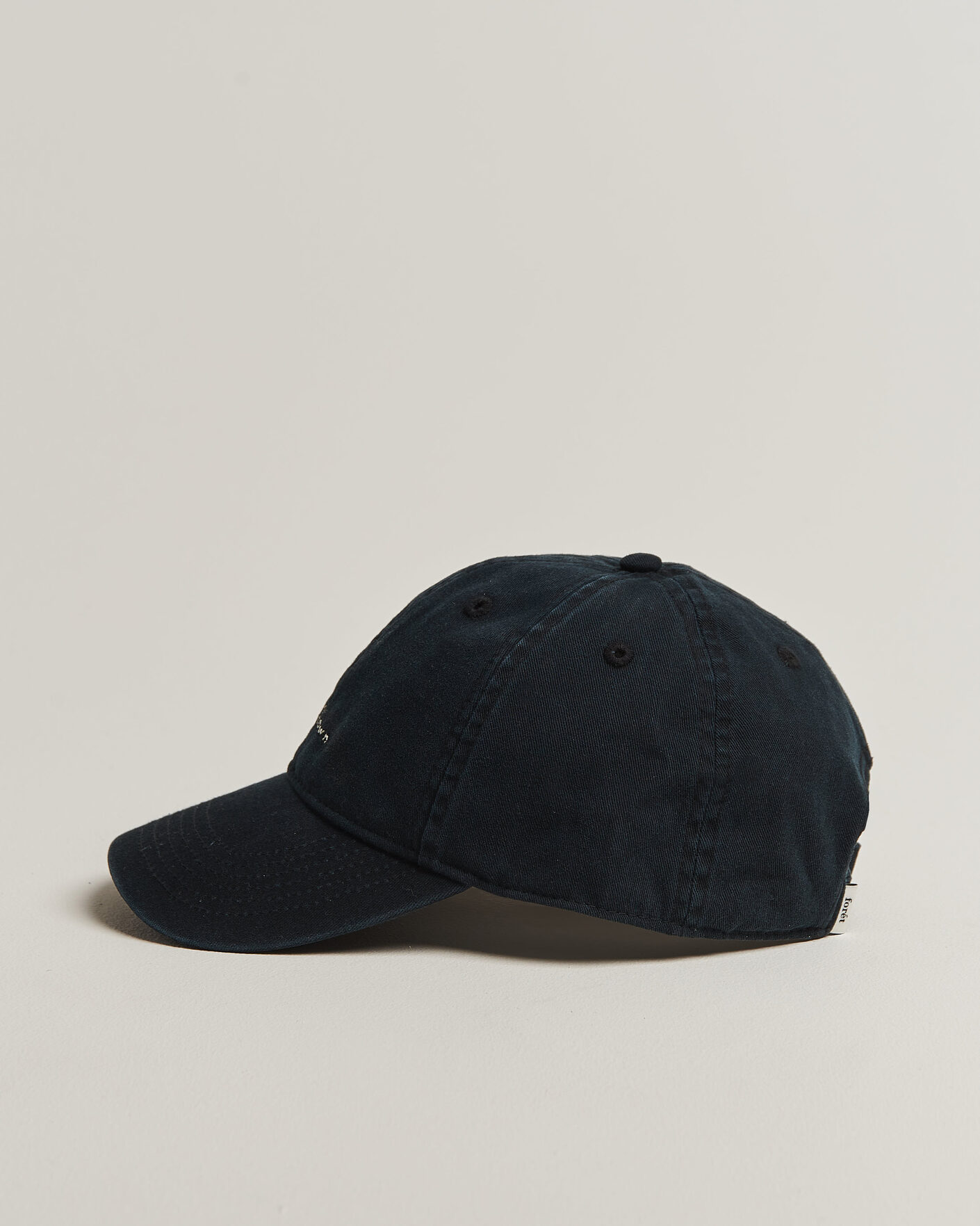 Heren | Hoeden en petten | Forét | Slow Down Washed Cap Black