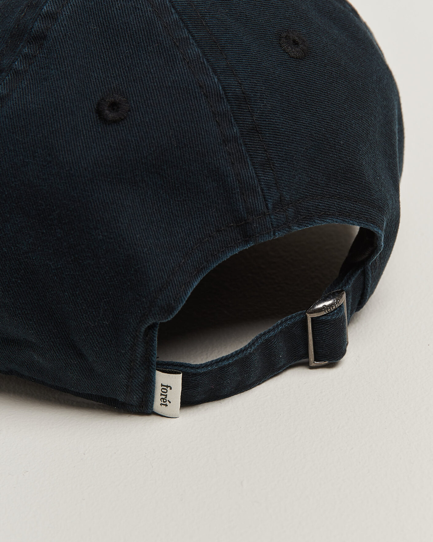 Heren | Hoeden en petten | Forét | Slow Down Washed Cap Black