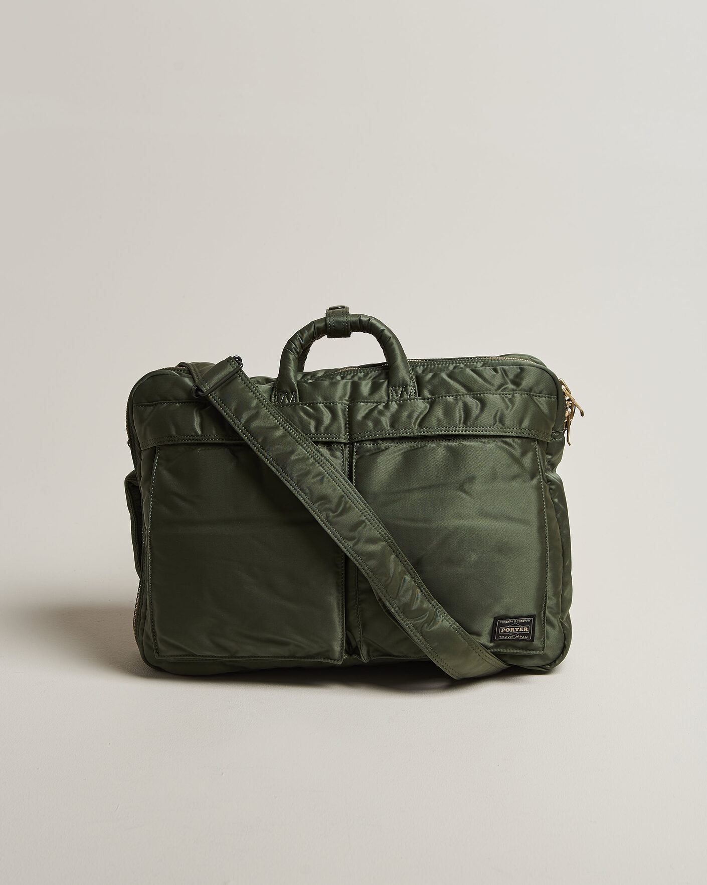 Heren | Tassen | Porter-Yoshida & Co. | Tanker 3Way Document Bag Sage Green
