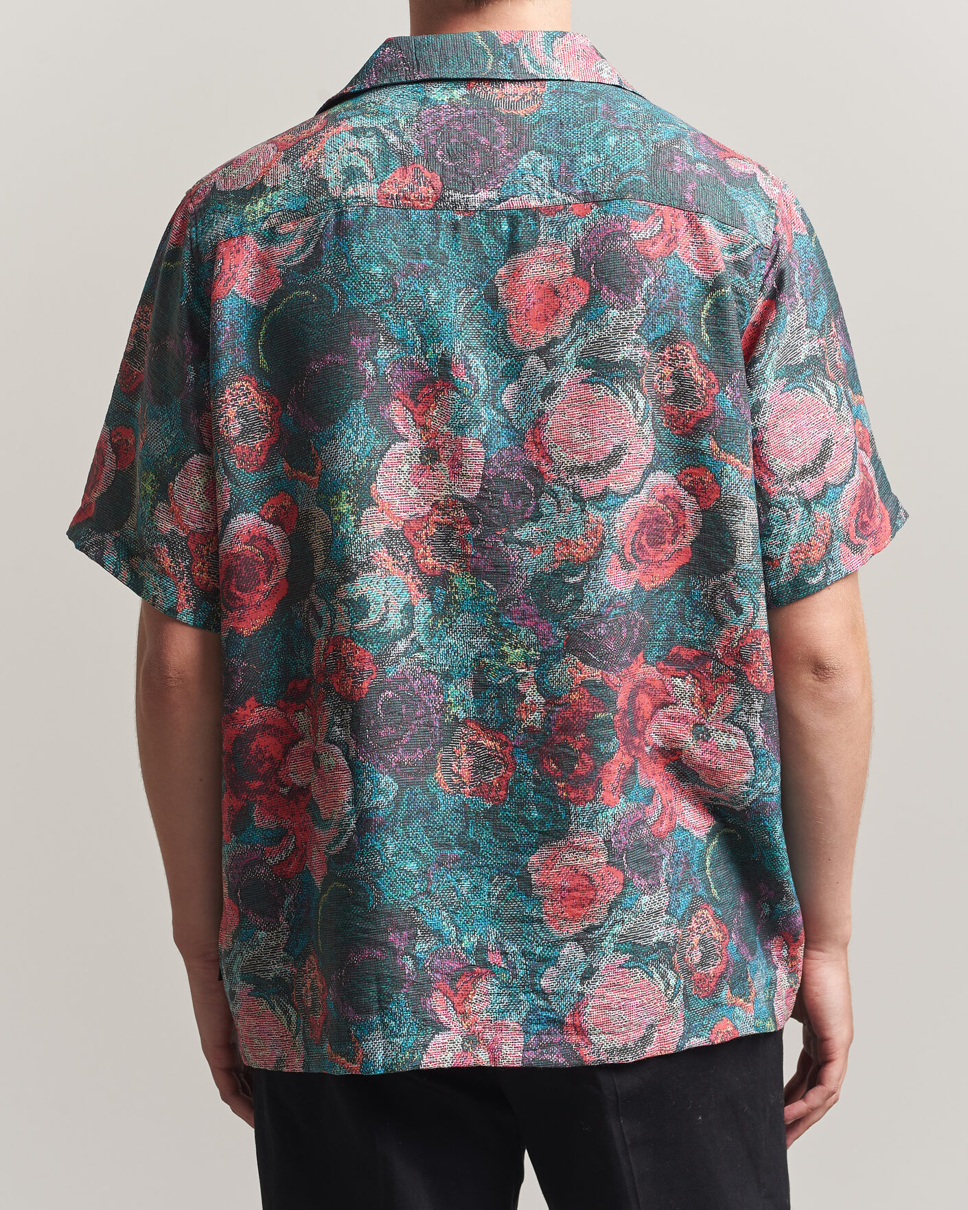 Heren | Overhemden | LES DEUX | Bouquet AOP Short Sleeve Shirt Multi